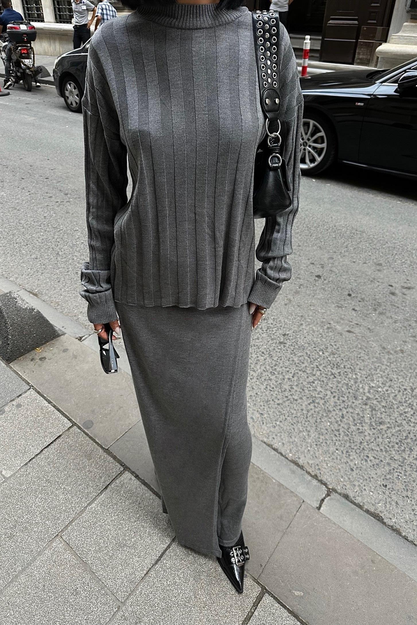 Darcy Etek Bluz Triko Takım 9969 R1-G-K2