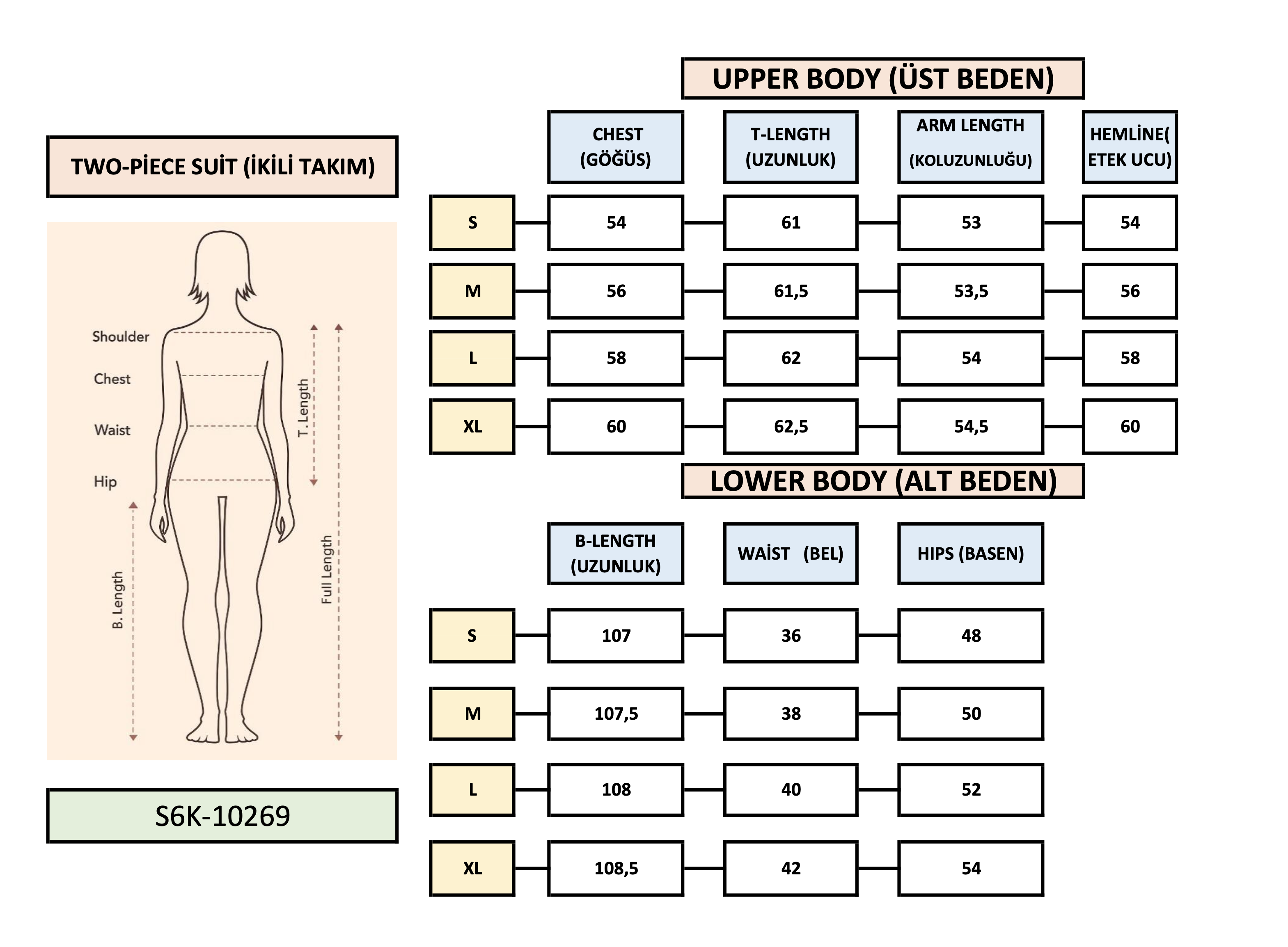 Denim Garnili Asimetrik Modal Takım 10269 R9-F-K4