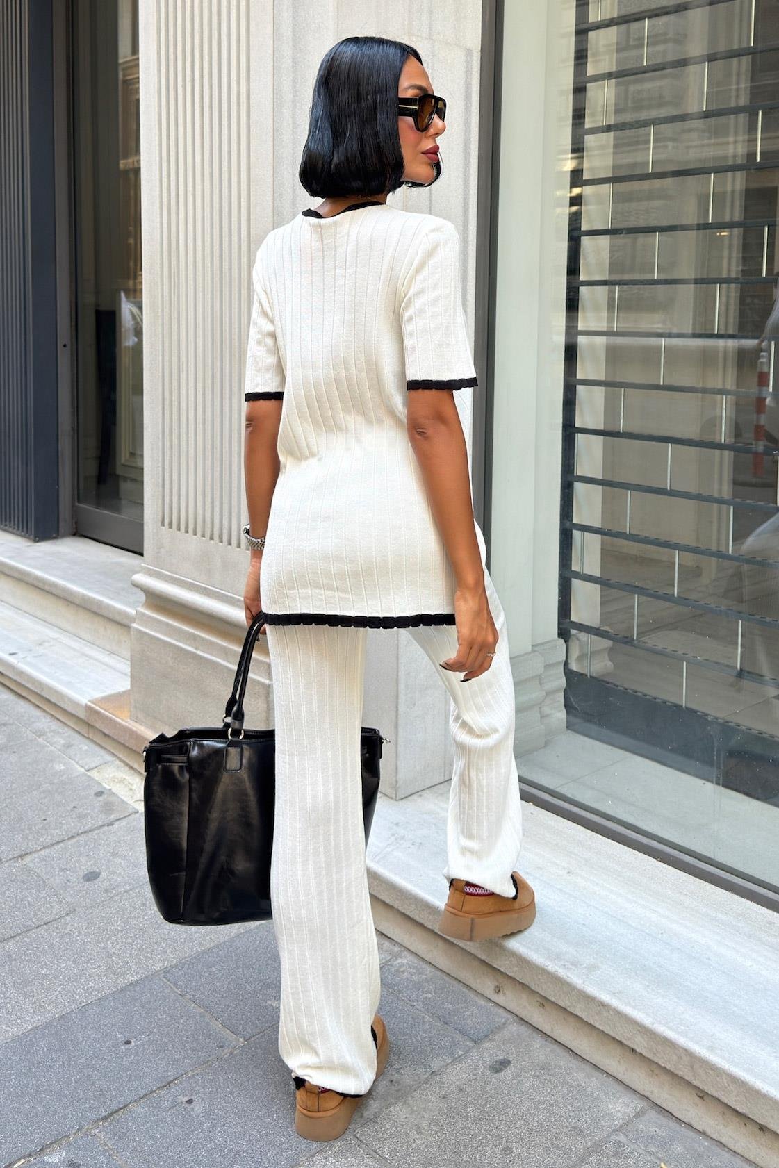 Dex Örme Tshırt Pantolon İkili Takım 9927 R1-N-K4