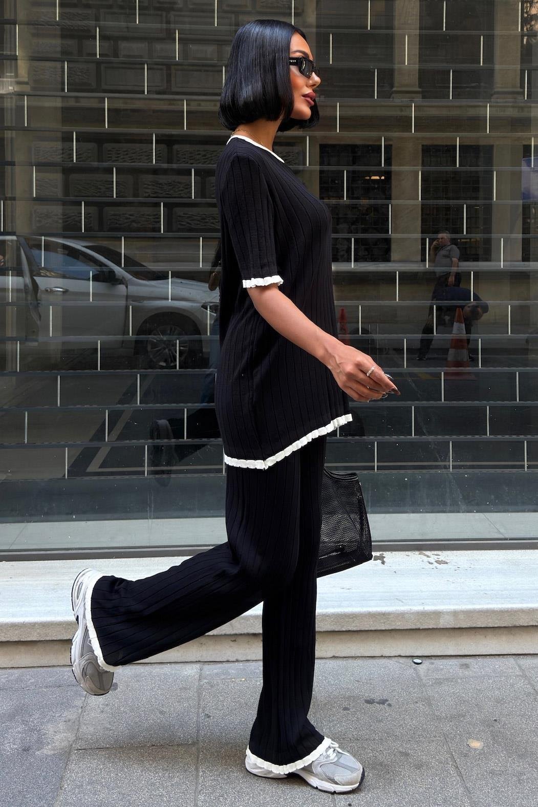 Dex Örme Tshırt Pantolon İkili Takım 9927 R1-N-K4