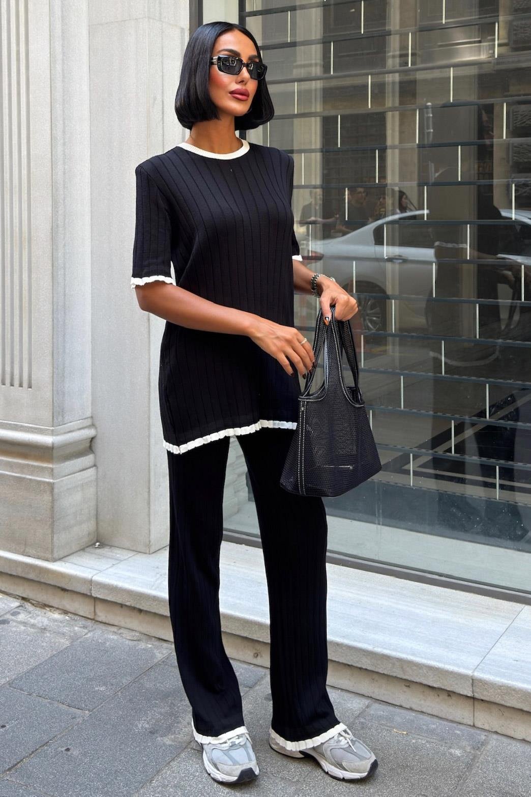 Dex Örme Tshırt Pantolon İkili Takım 9927 R1-N-K4