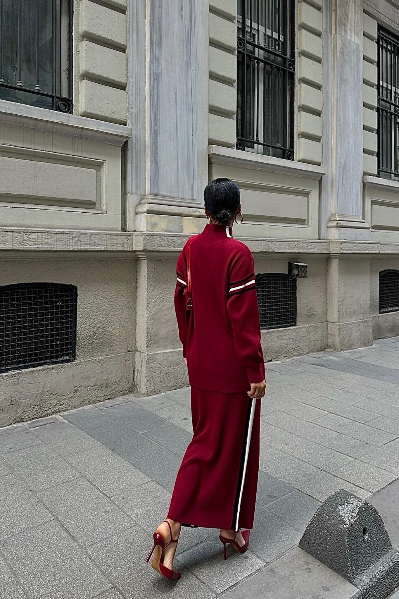 Etekli Spor Çizgili Takım 9991 R3-C-K2