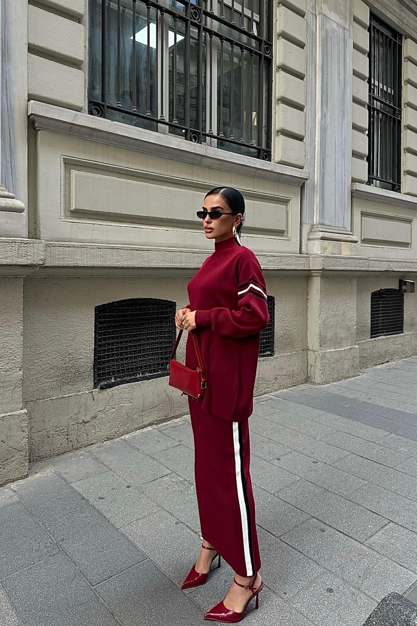 Etekli Spor Çizgili Takım 9991 R3-C-K2