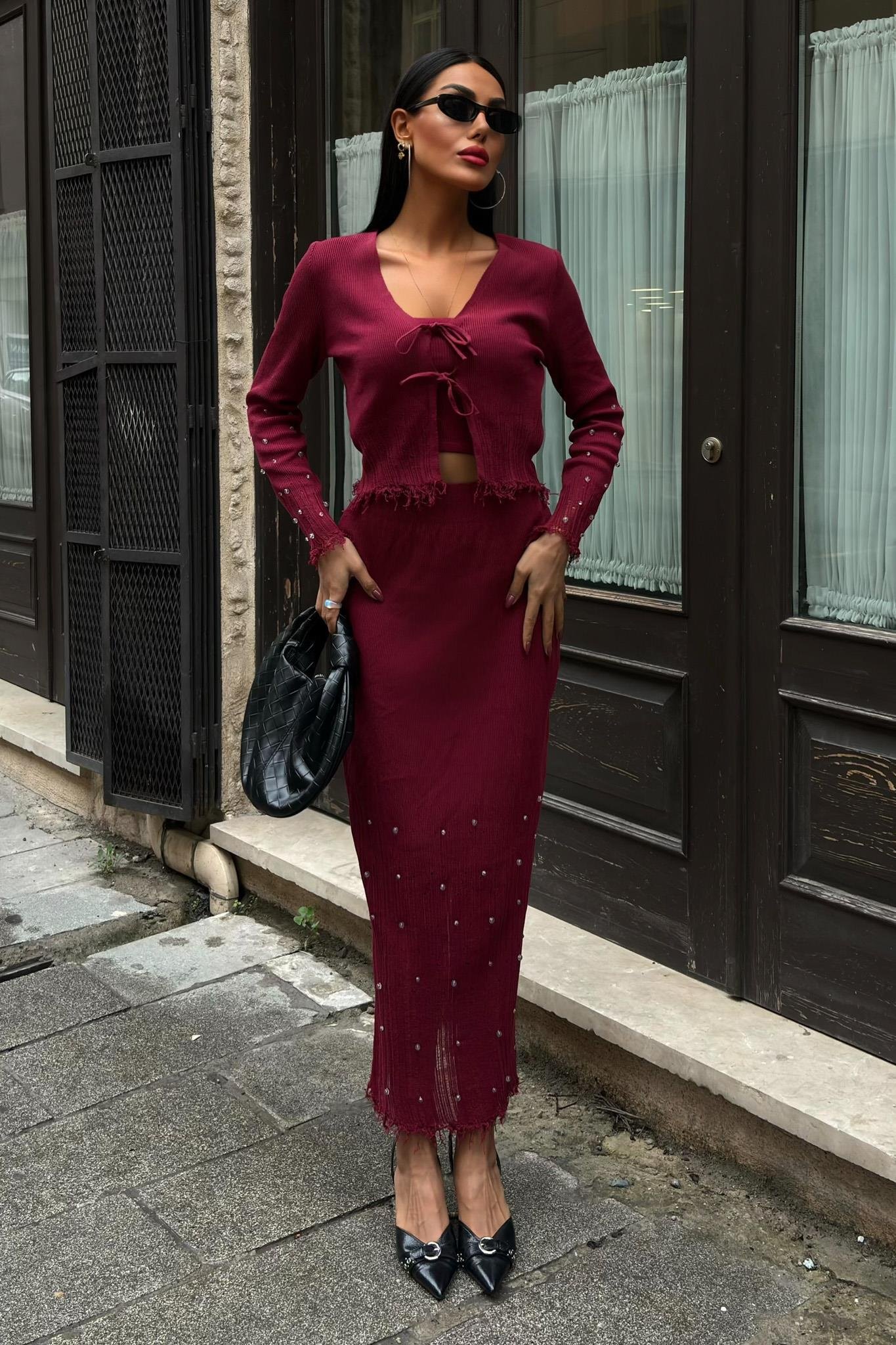 Ferry İnci Detaylı Üçlü Takım 9879 R1-N-K5