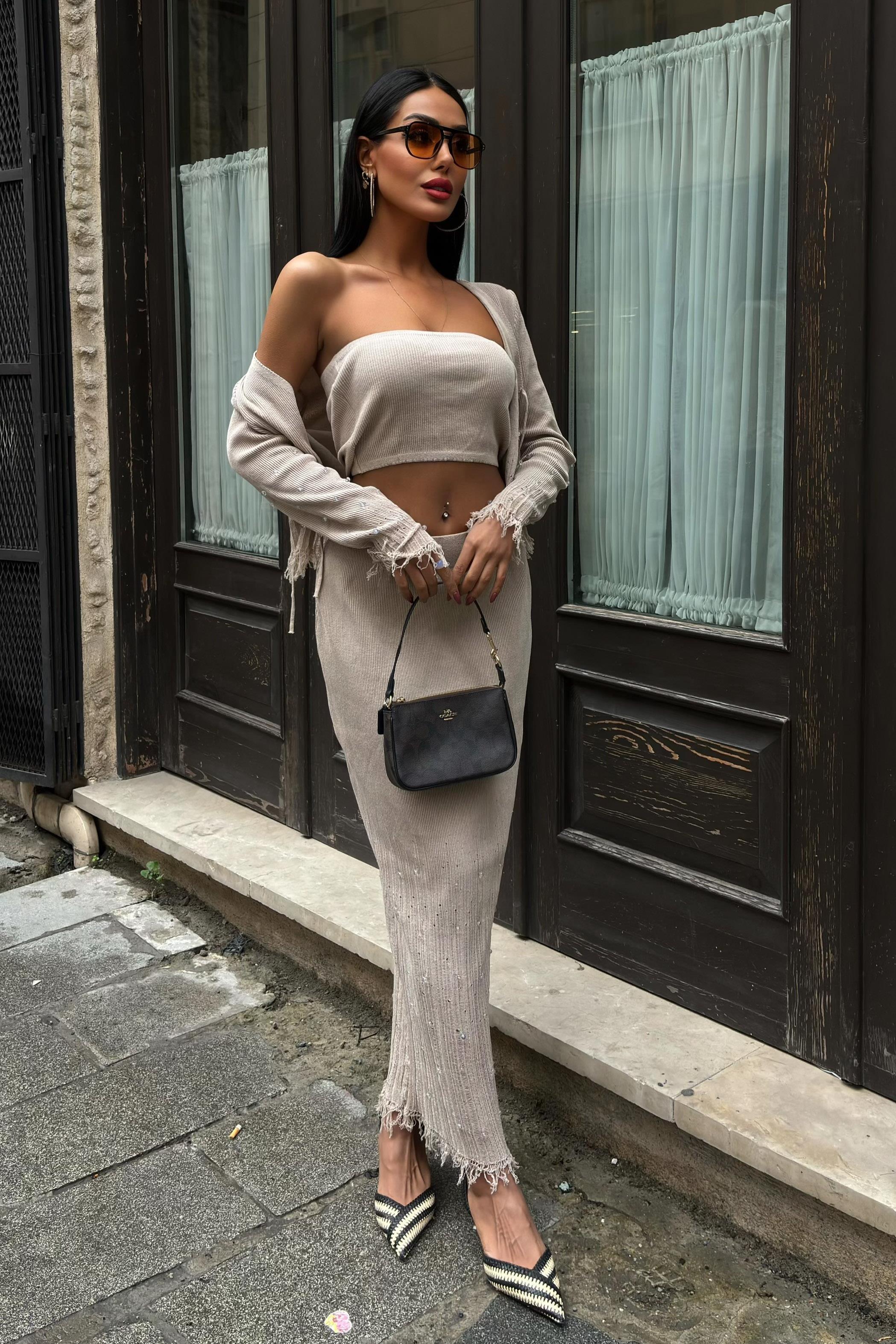 Ferry İnci Detaylı Üçlü Takım 9879 R1-N-K5