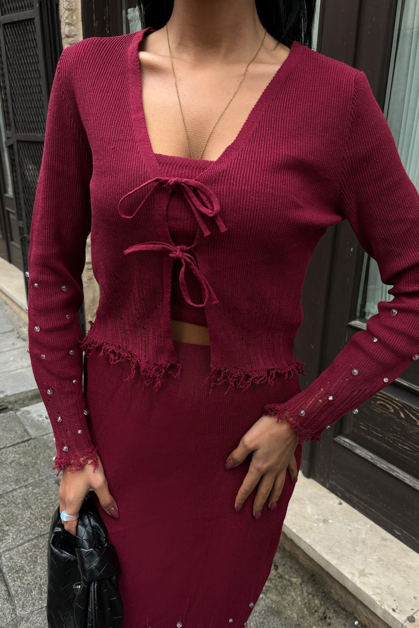 Ferry İnci Detaylı Üçlü Takım 9879 R1-N-K5