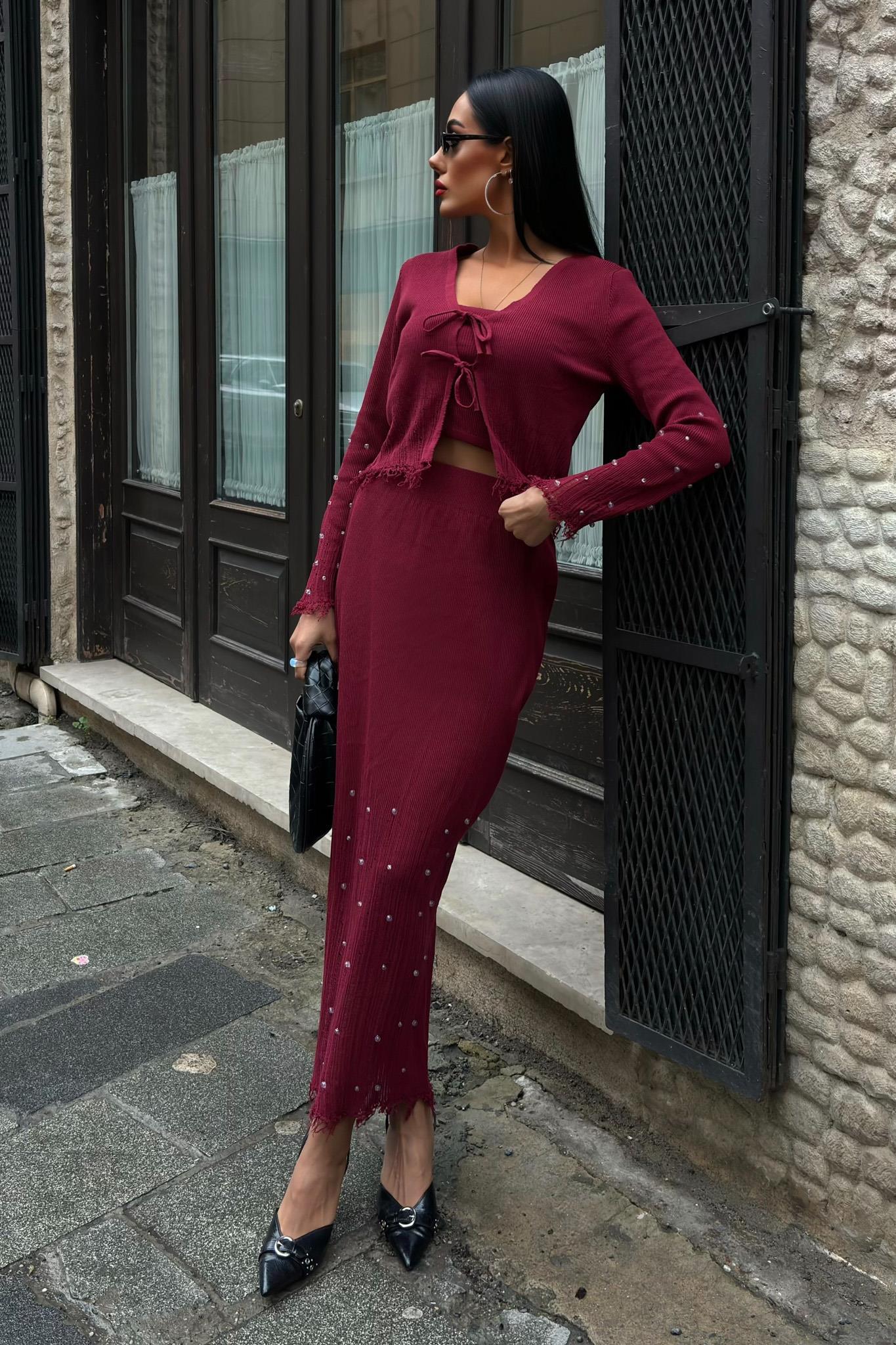 Ferry İnci Detaylı Üçlü Takım 9879 R1-N-K5