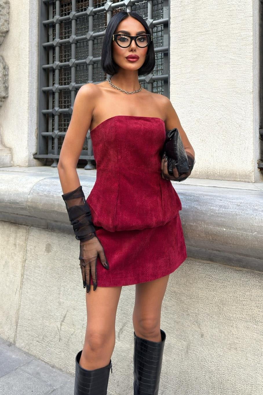 Fitilli Kadife Premium Takım 10034 R2-E-K3