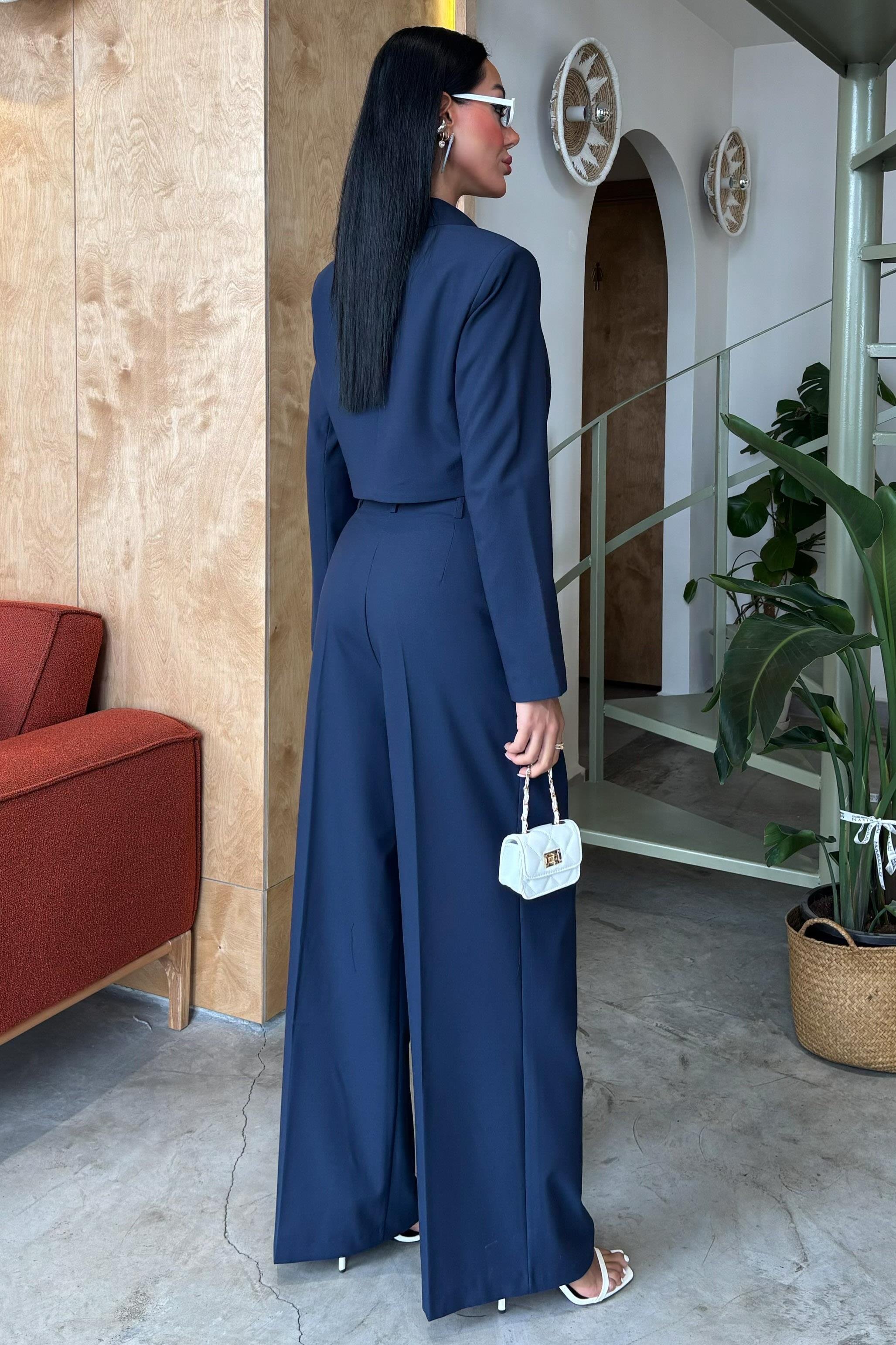 Garry Palazzo Pantolon Klasik Takım 9933 R8-B-K2