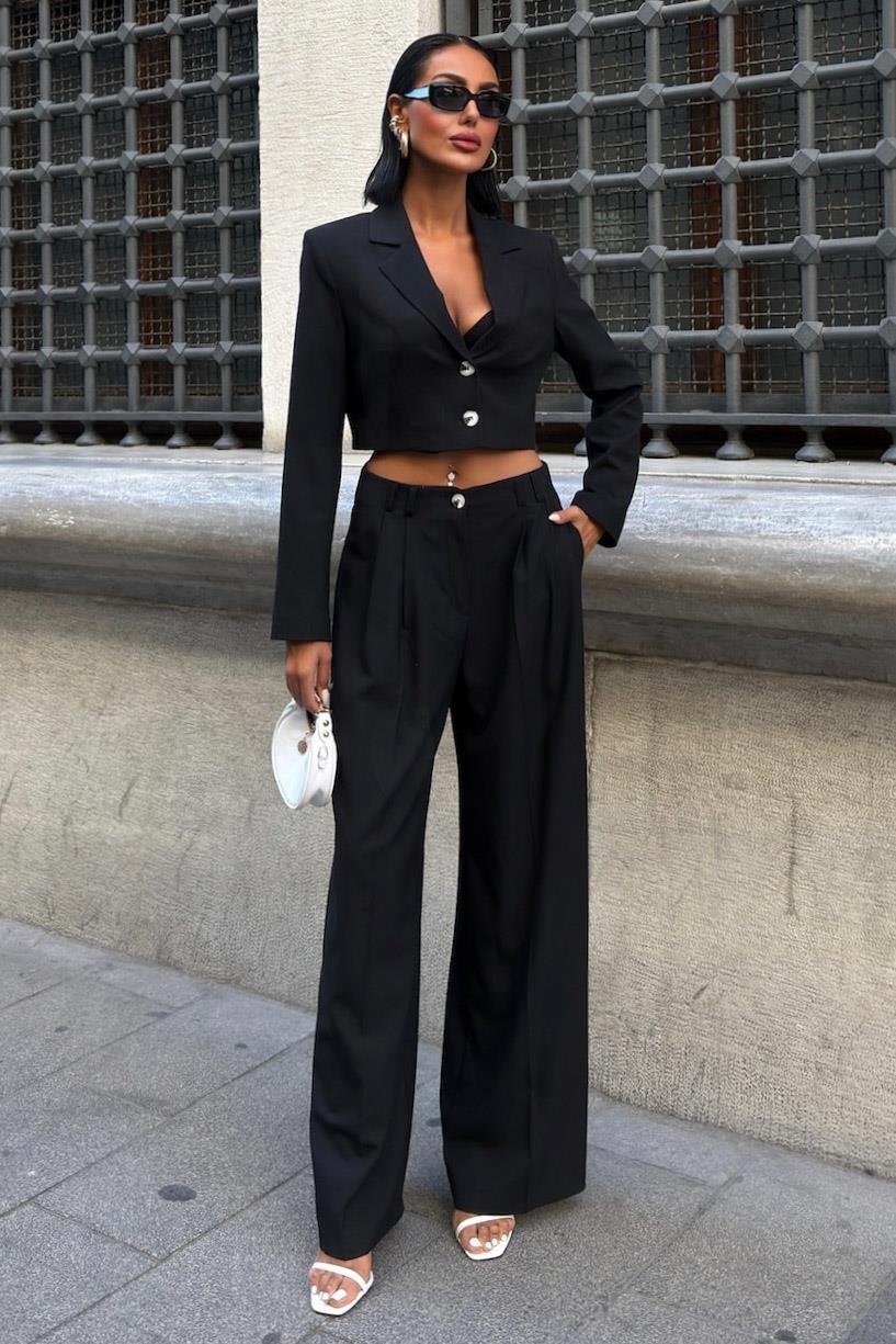 Garry Palazzo Pantolon Klasik Takım 9933 R8-B-K2