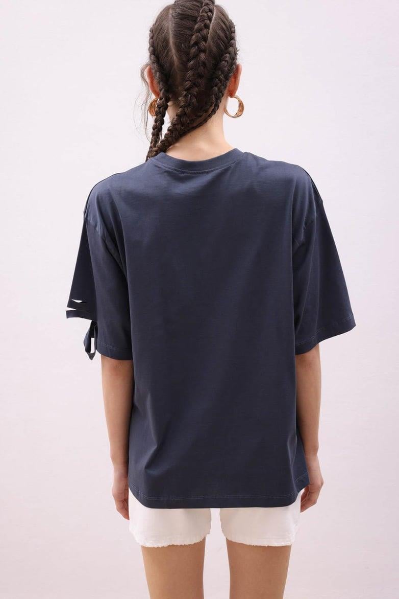 Gisele  Baskılı Tişört 8034-8