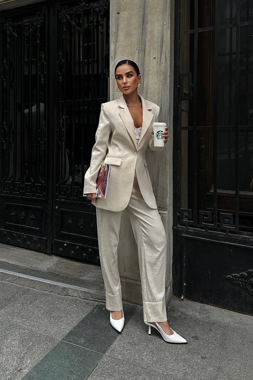 Gisella Parlak Saten Takım 9851 R8-D-K5