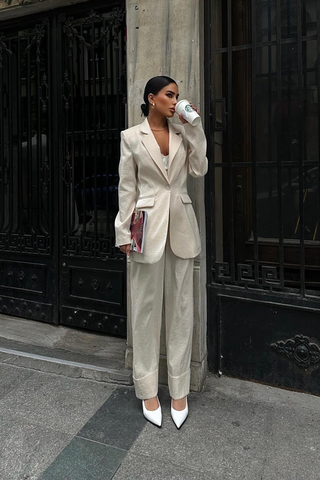 Gisella Parlak Saten Takım 9851 R8-D-K5