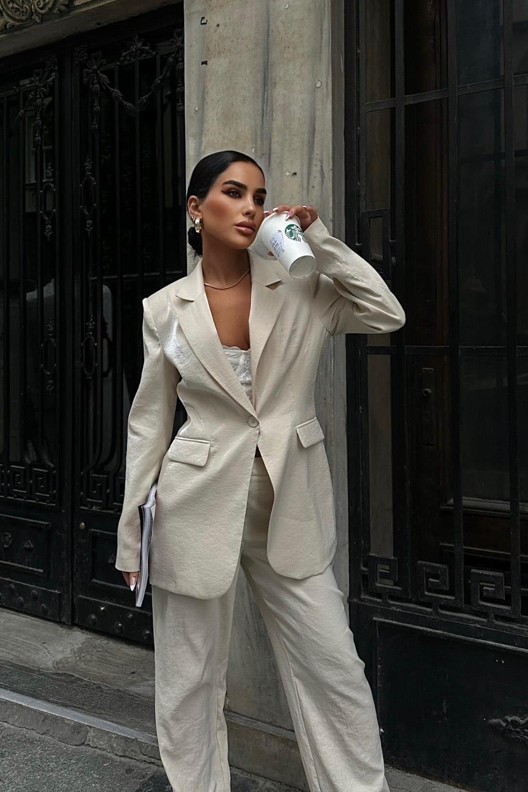 Gisella Parlak Saten Takım 9851 R8-D-K5