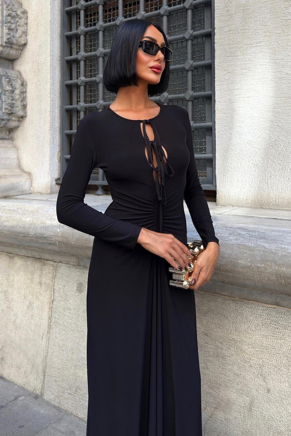 Gladys Uzun Sandy Elbise 2810 R5-G-K2