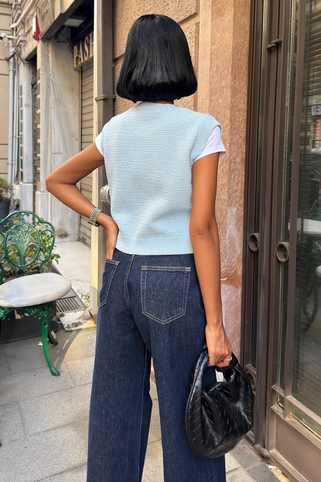 Helios Gold Düğmeli Triko Yelek 5186 R2-D-K3