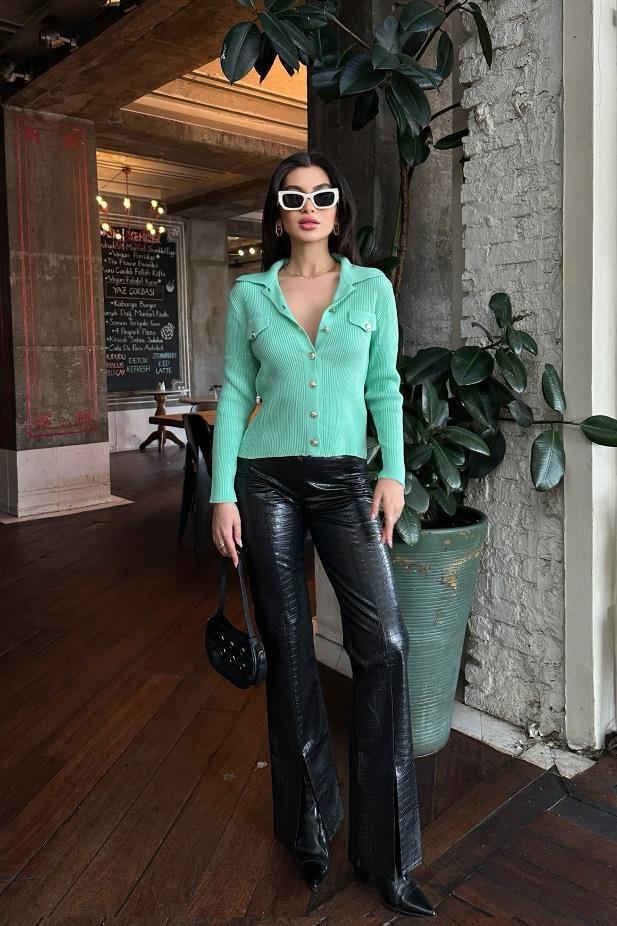 Houston Fitilli Triko Hırka 1287-15 R1-K-K3