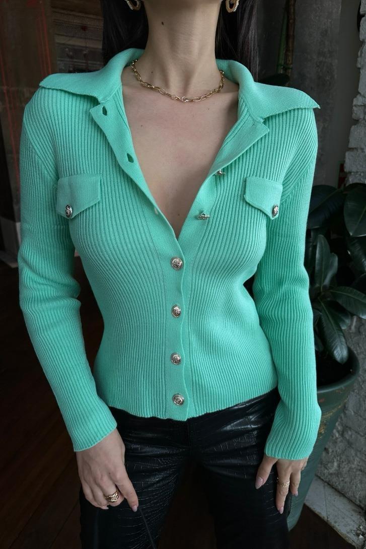 Houston Fitilli Triko Hırka 1287-15 R1-K-K3