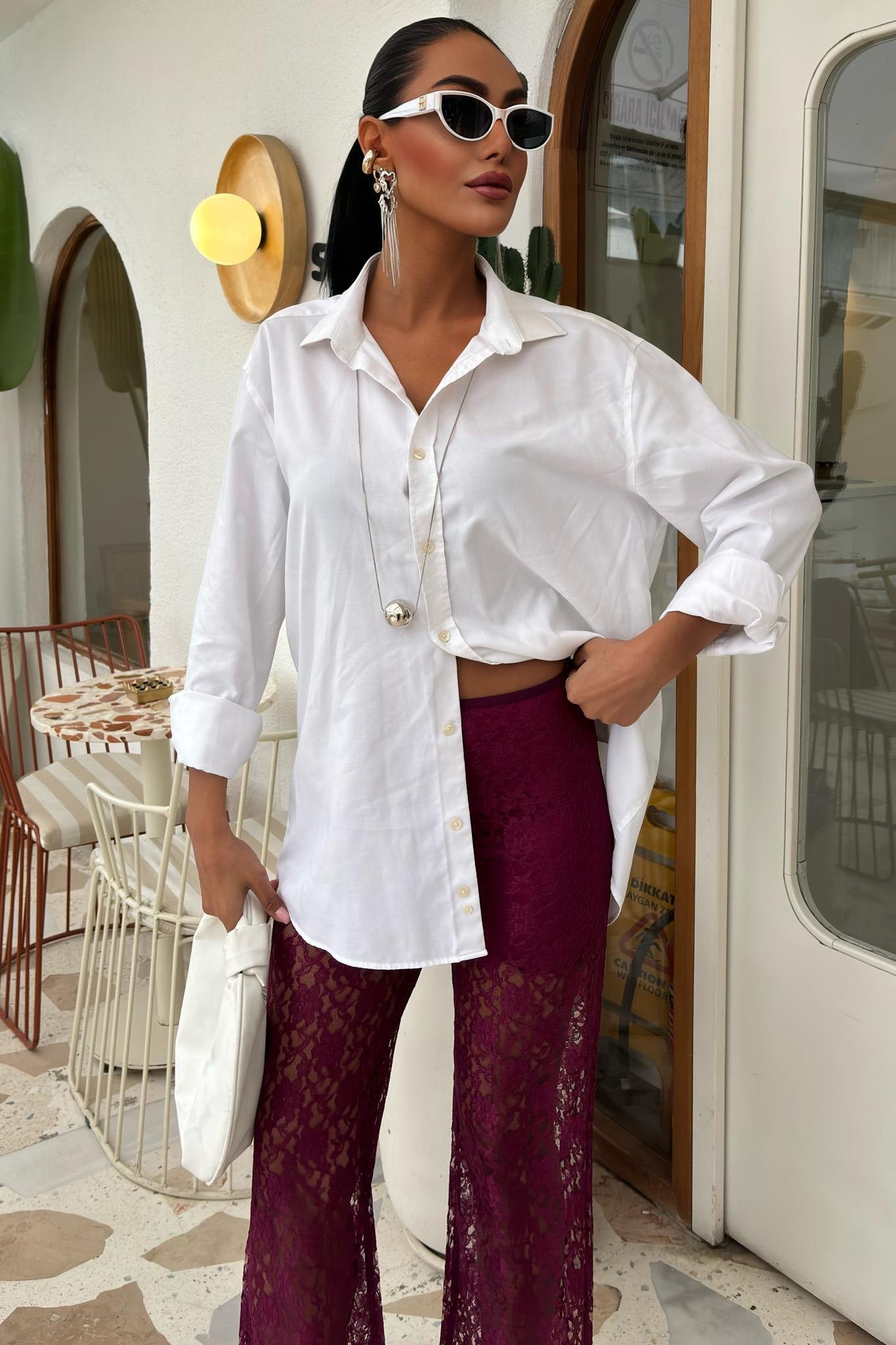 İçi Astarlı Dantel Pantolon 0081 R7-F-K2