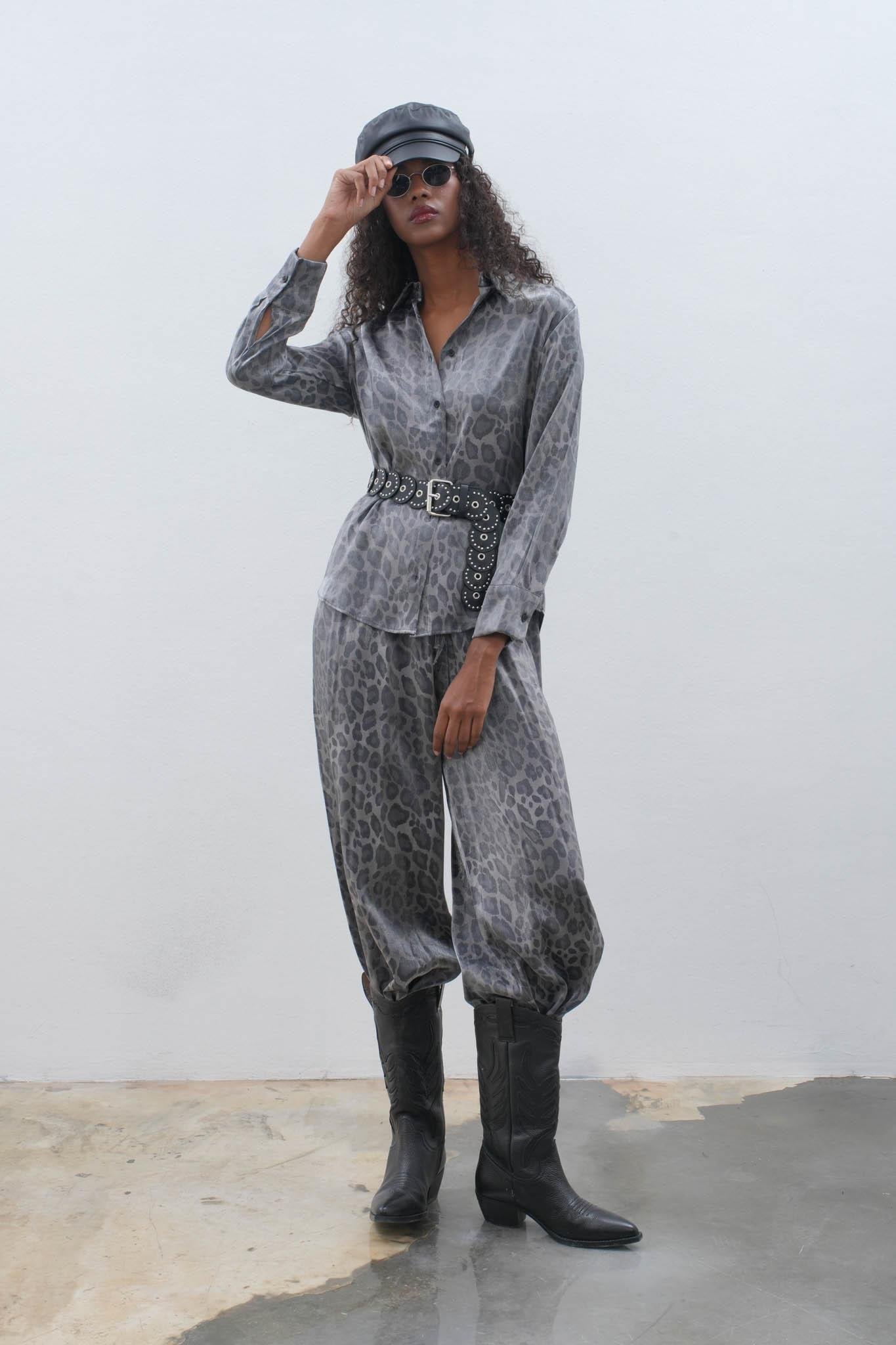 Jacinthe Animal Desen Parlak Takım 9907