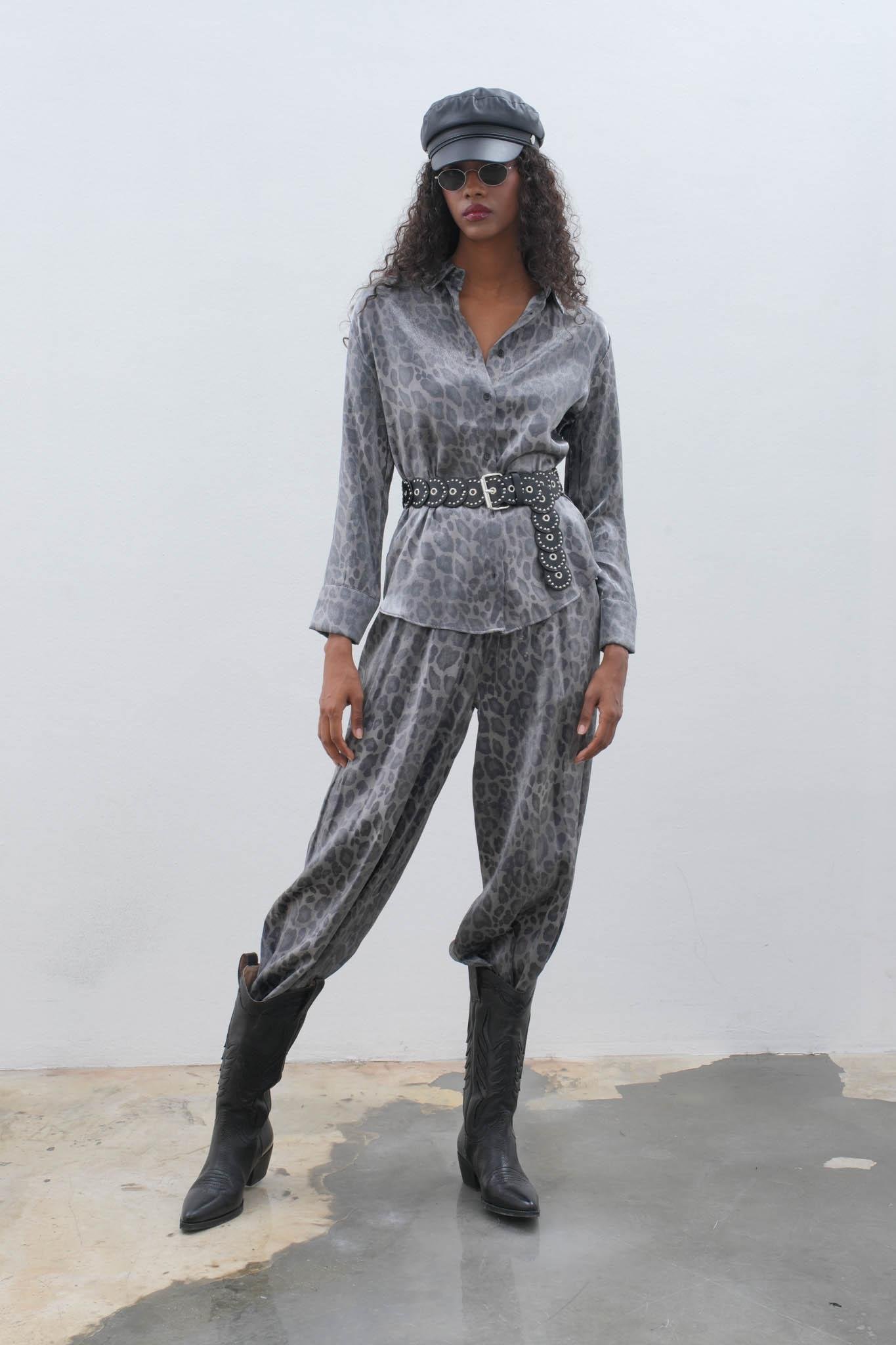 Jacinthe Animal Desen Parlak Takım 9907