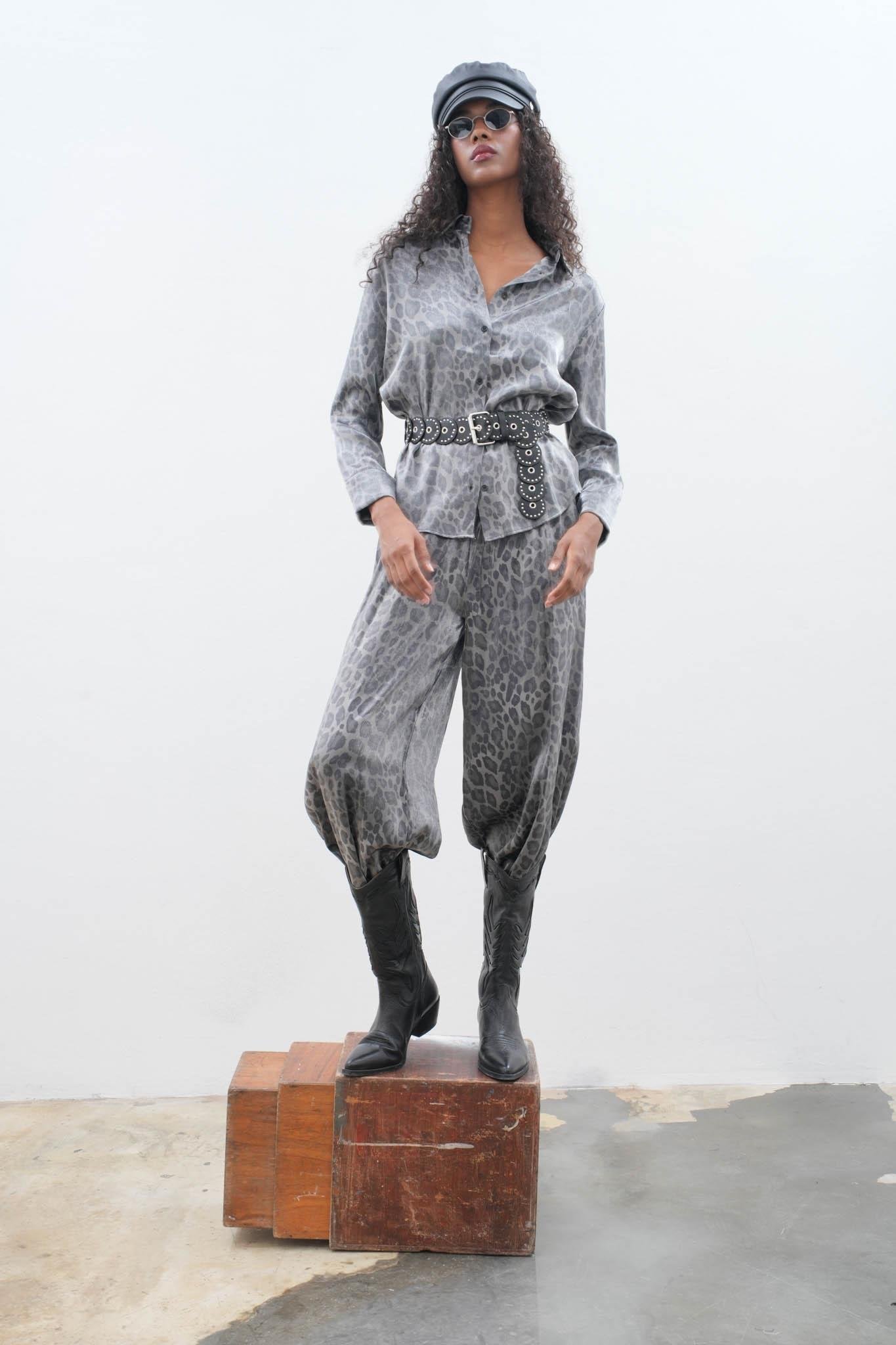 Jacinthe Animal Desen Parlak Takım 9907