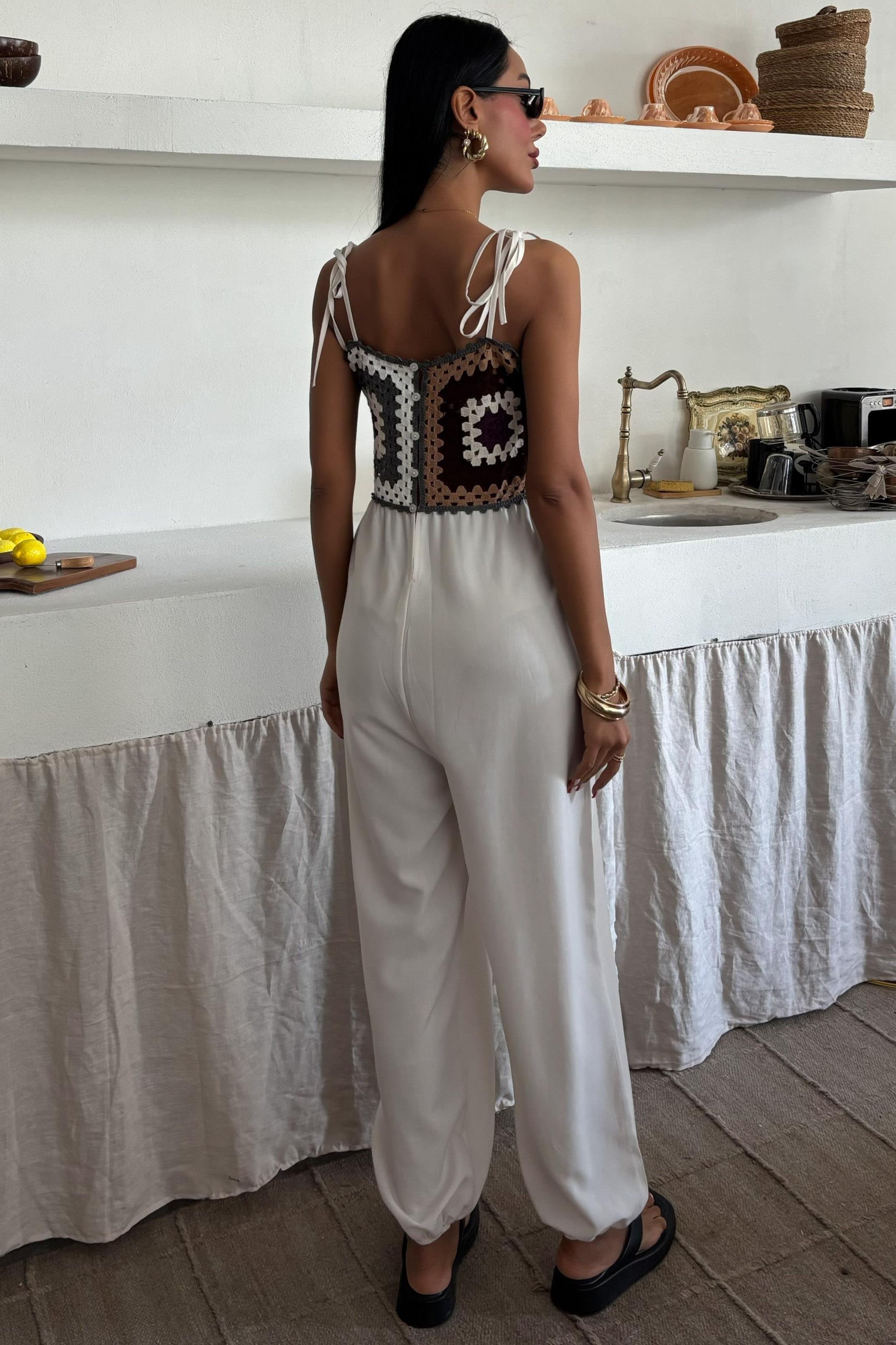 Jasmin Süzüneli Keten Tulum 1280-08 R10-C-K5