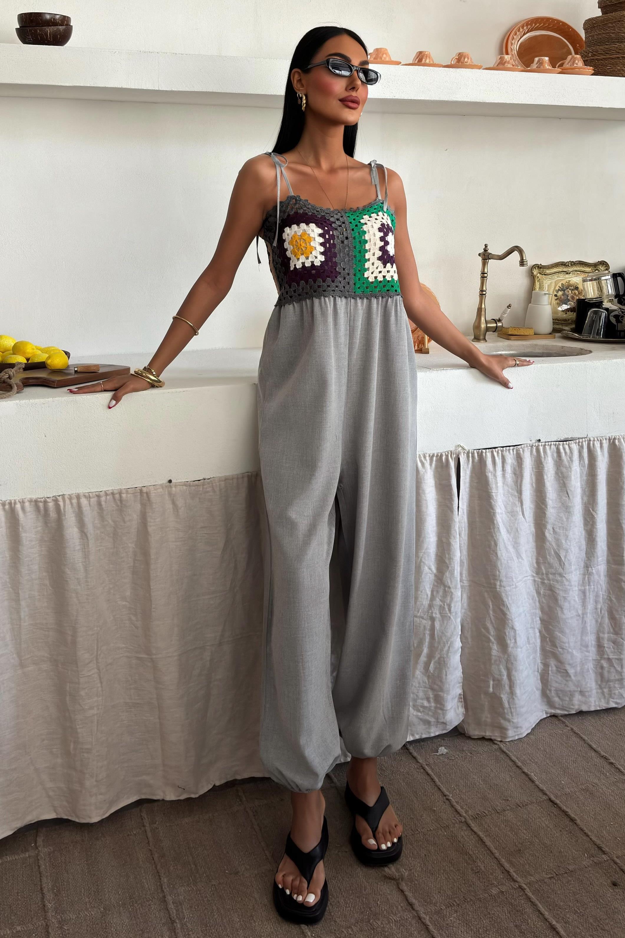 Jasmin Süzüneli Keten Tulum 1280-08 R10-C-K5