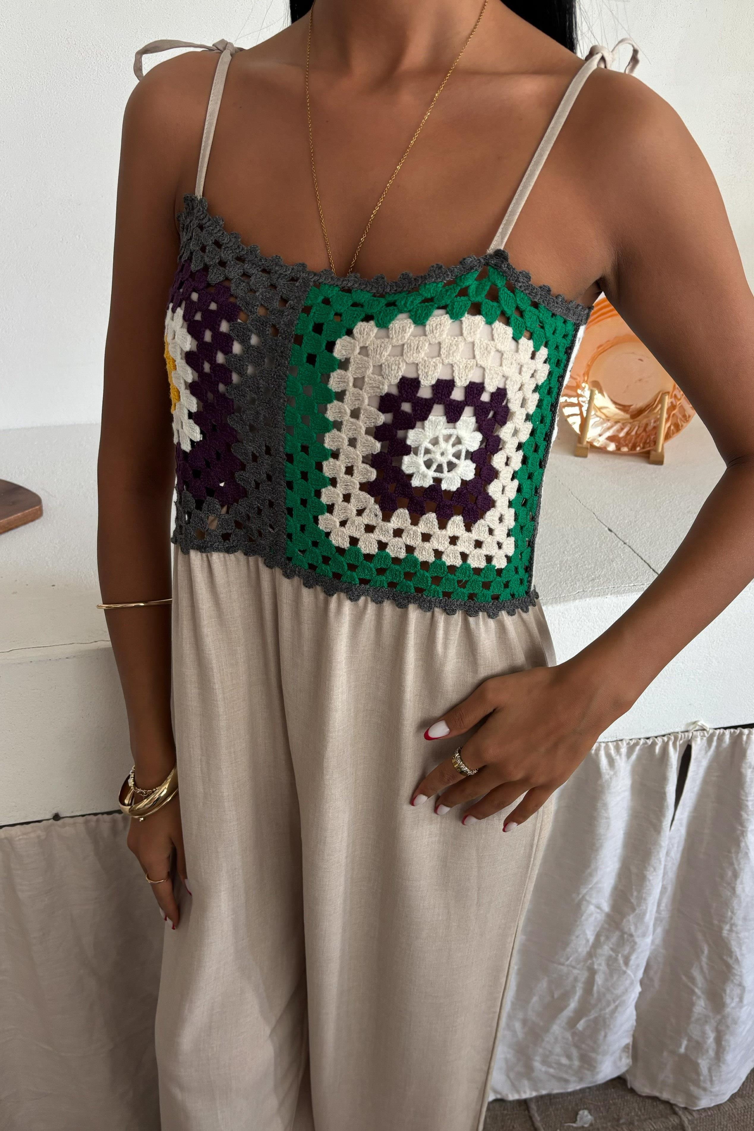 Jasmin Süzüneli Keten Tulum 1280-08 R10-C-K5