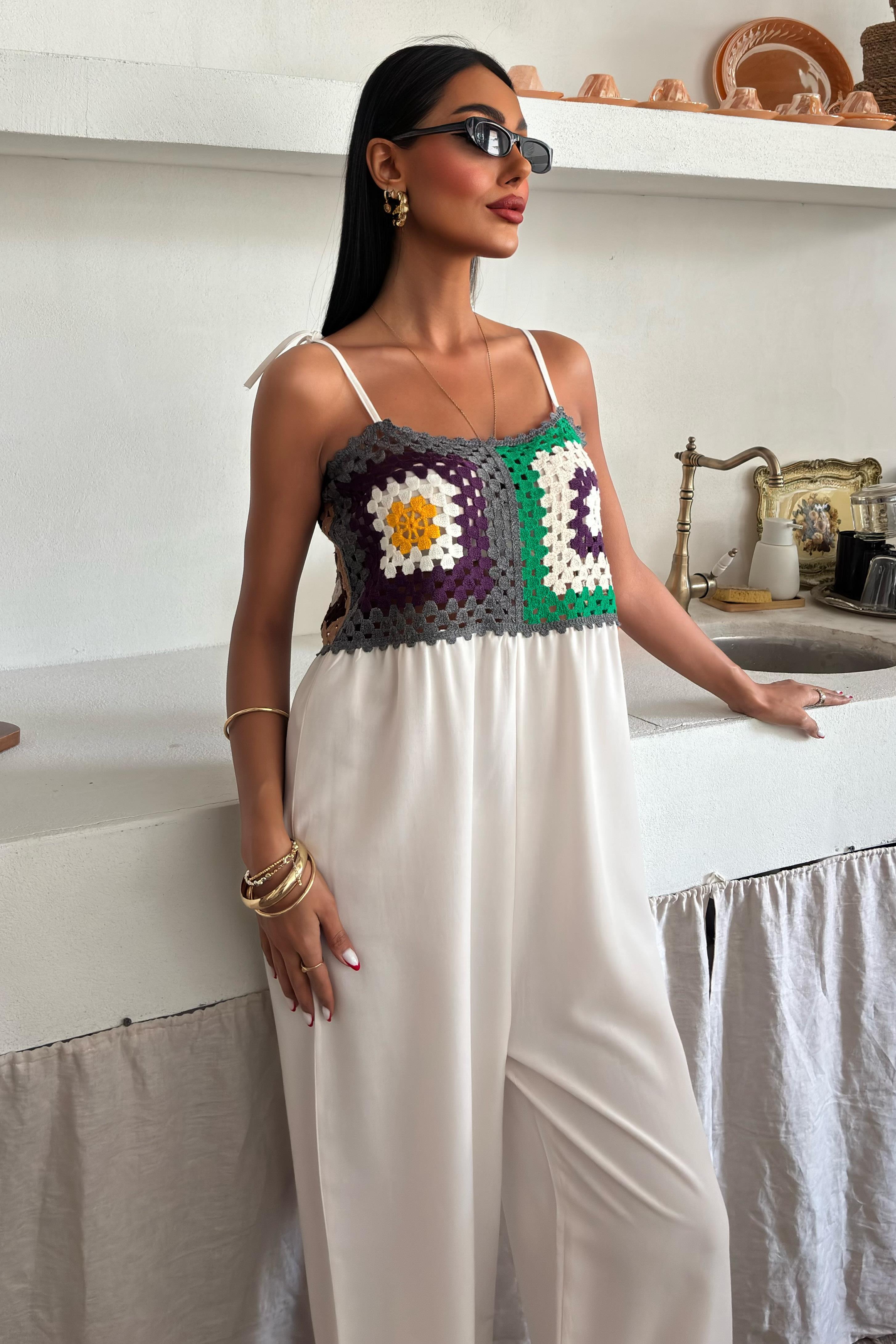 Jasmin Süzüneli Keten Tulum 1280-08 R10-C-K5