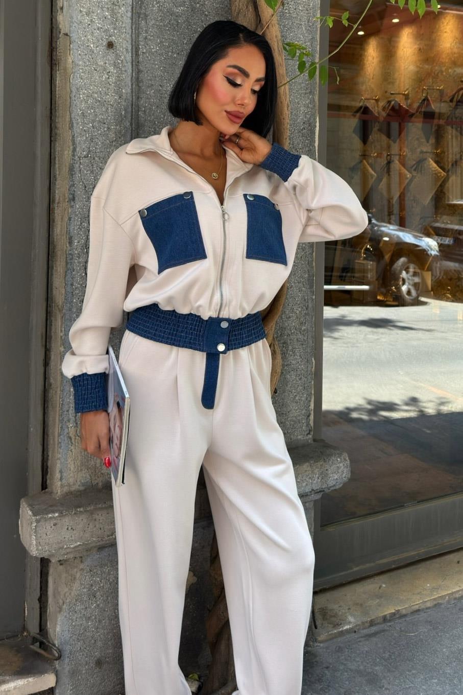 Jean Garnili Kamyoner Yaka Modal Takım 10251 R6-A-K1