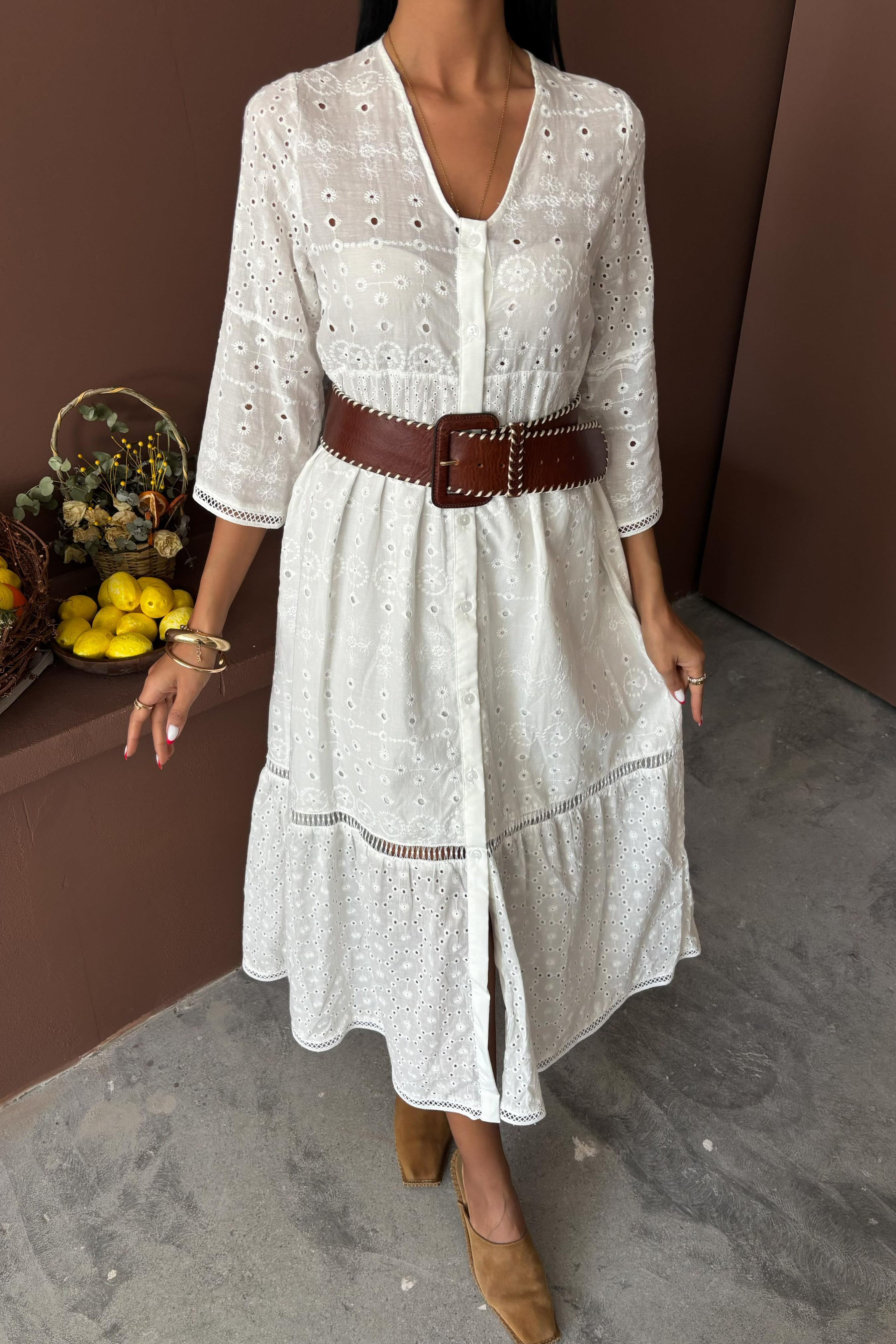 Jessyca Dantelli Brode Elbise 2515-13 R11-D-K3