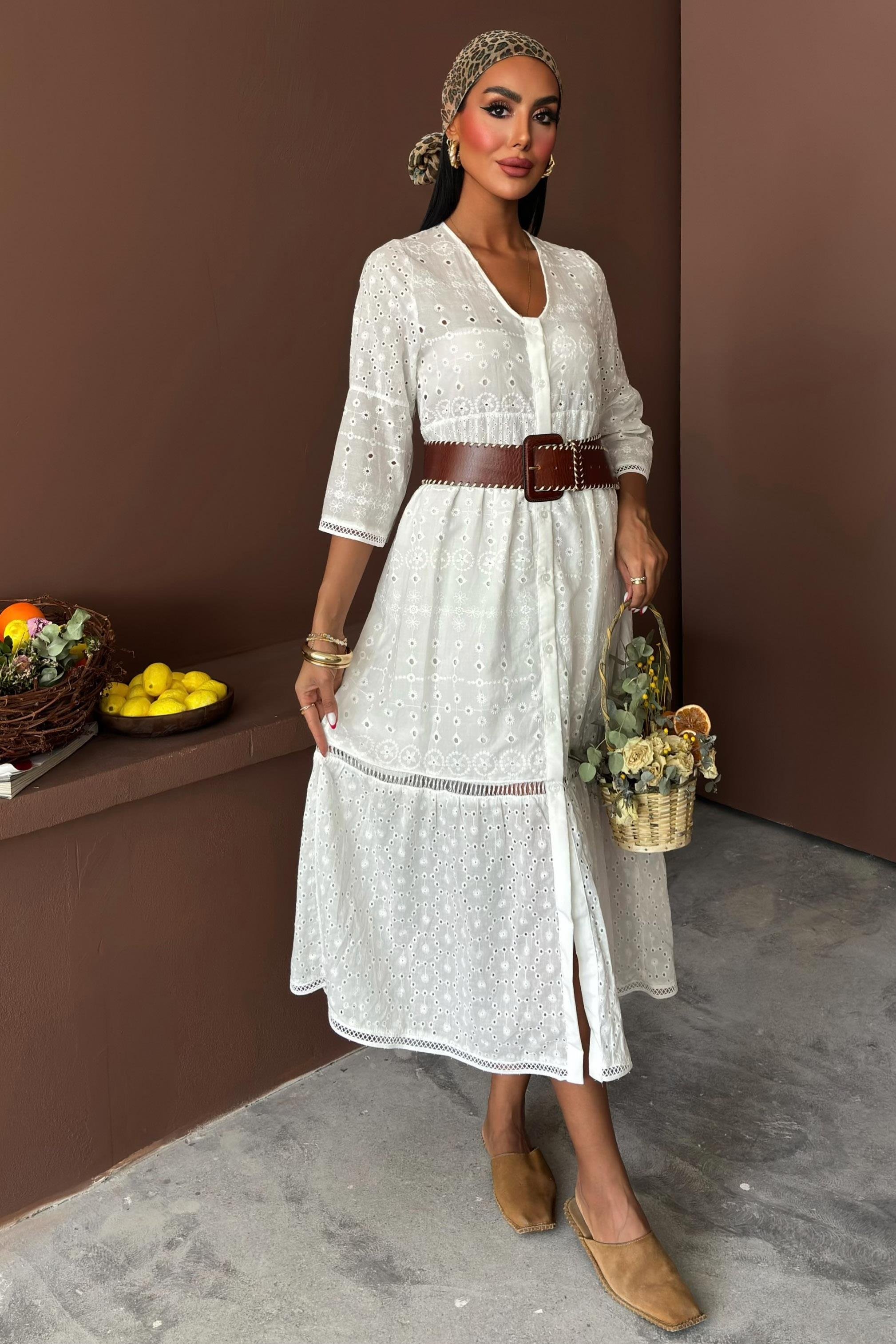 Jessyca Dantelli Brode Elbise 2515-13 R11-D-K3