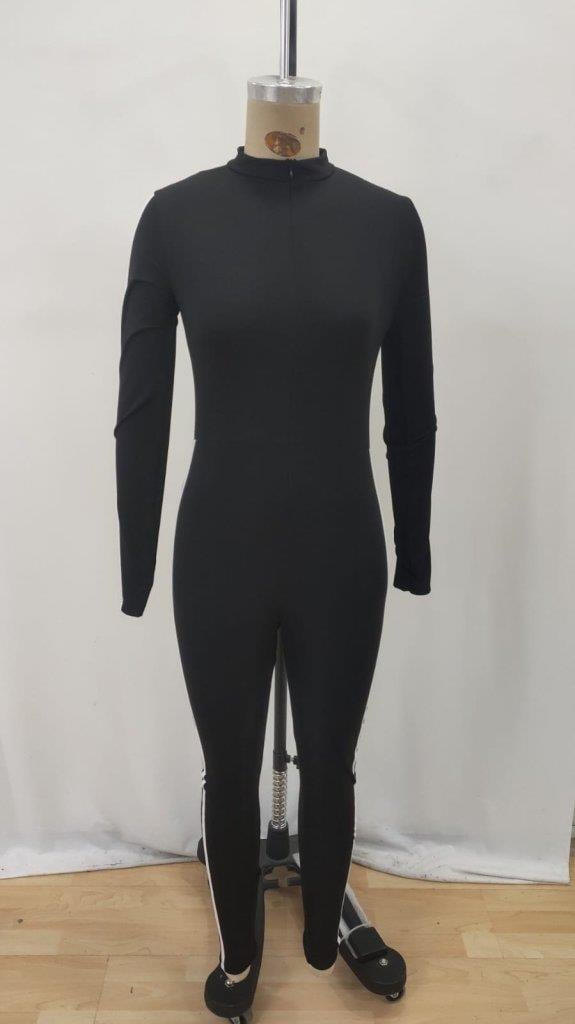 Kadın Uzun Kollu önden Fermuarlı şardonlu Dalgıç Tulum