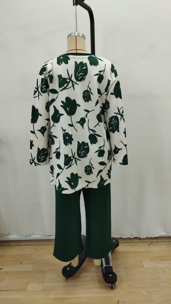 Kadın Uzun Kollu önü Açık Modal Ceket Kolsuz Viskon Iki Iplik Bluz Ve Pantolon üçlü Takım