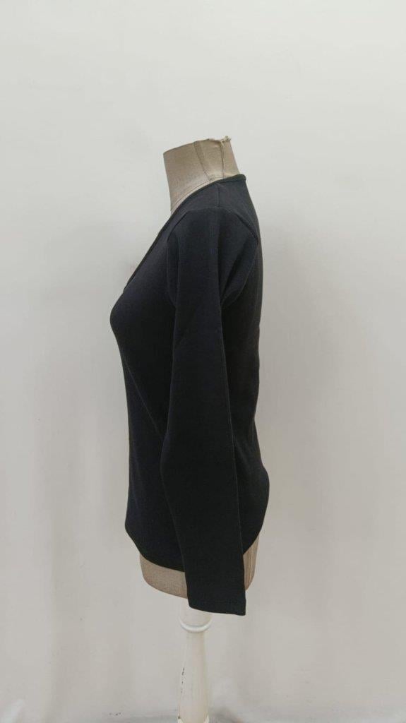 Kadın Uzun Kollu Yakadan çapraz Detaylı Kaşkorse Bluz