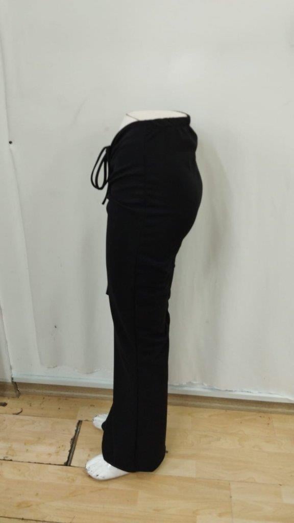 Kadın Yüksek Bel önden Büzgülü Ispanyol Ithal Krep Pantolon