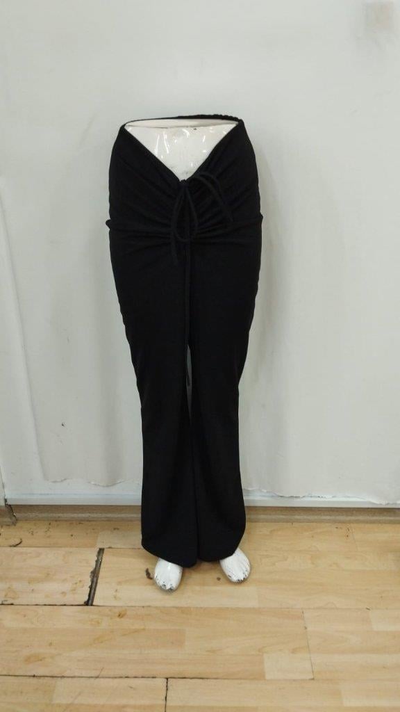 Kadın Yüksek Bel önden Büzgülü Ispanyol Ithal Krep Pantolon