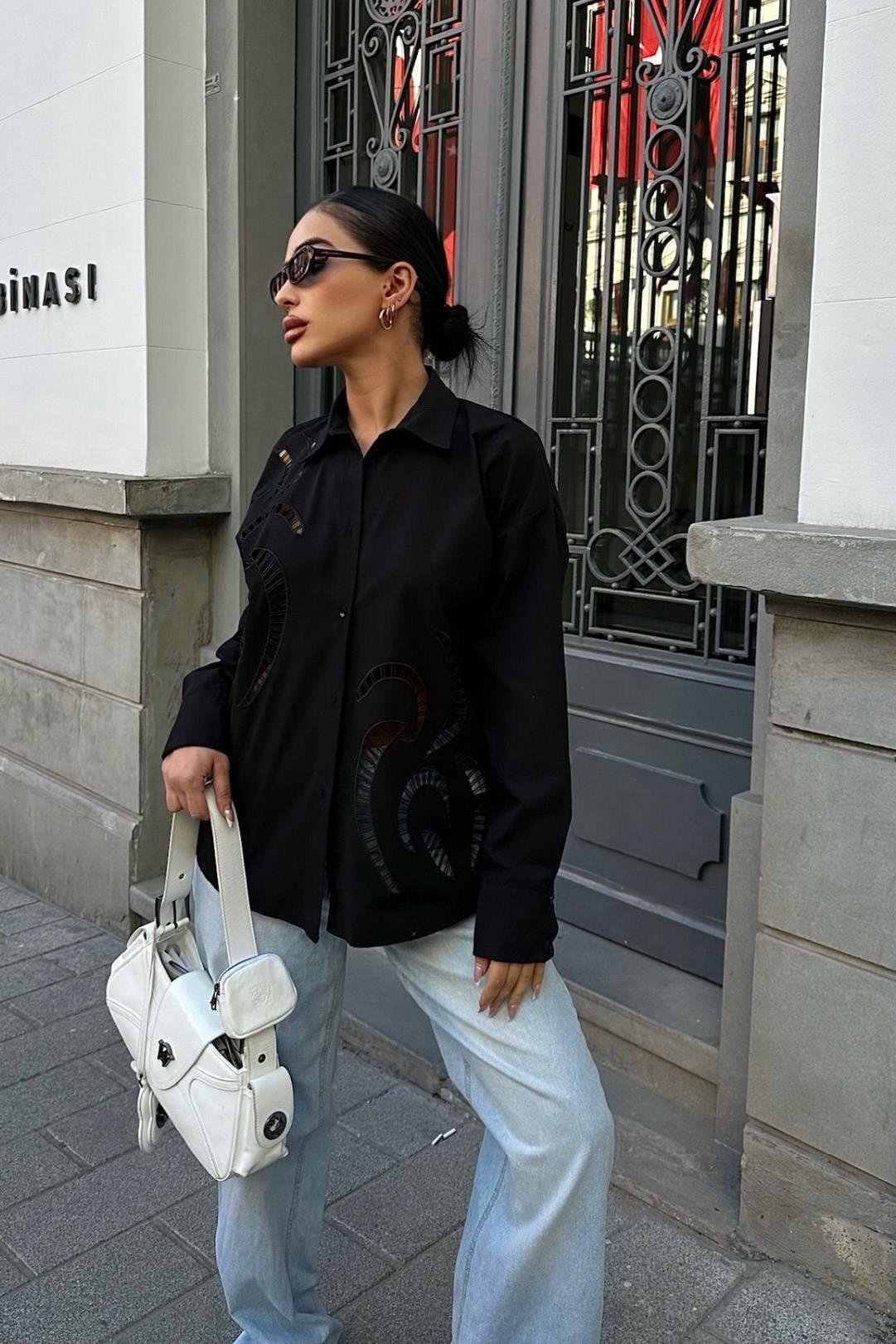 Karlie Brode Nakışlı Gömlek 3369-08 R6-F-K5