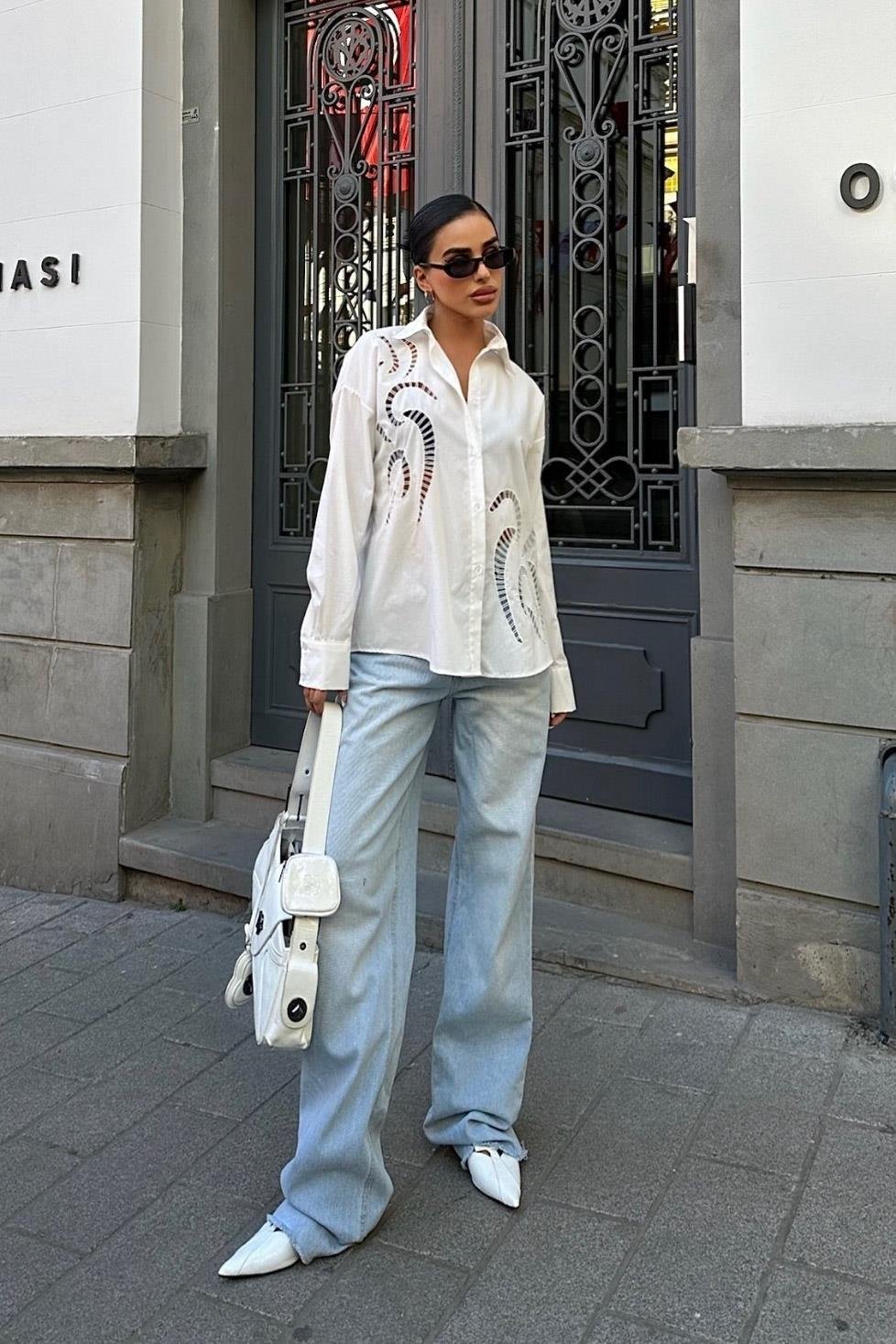 Karlie Brode Nakışlı Gömlek 3369-08 R6-F-K5