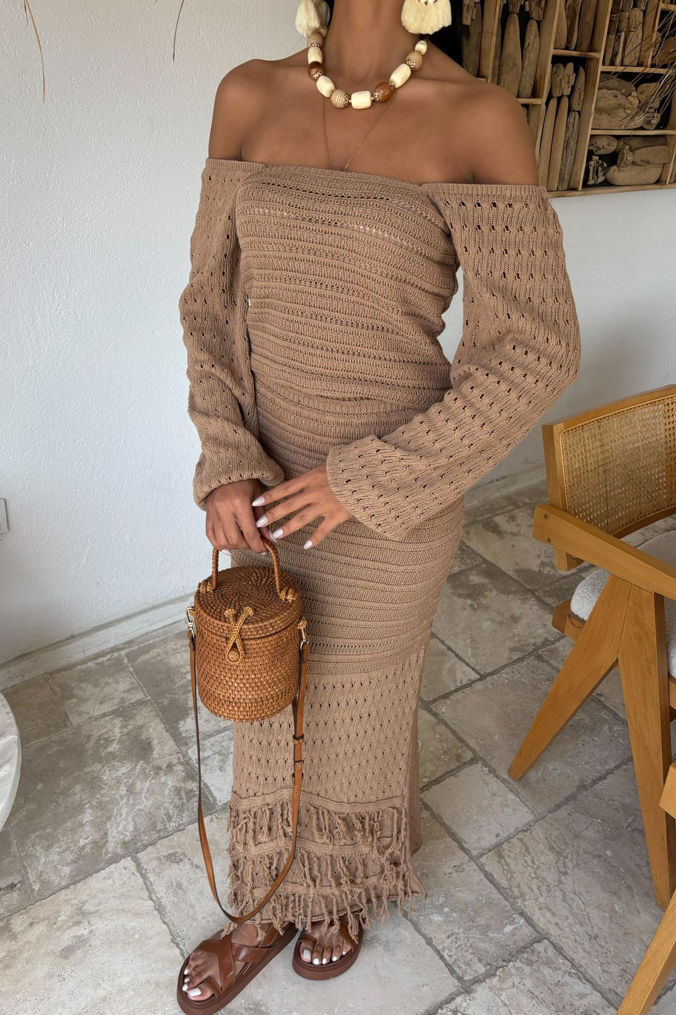 Karpuz Kollu Etnik Triko Takım 10094 R3-J-K4