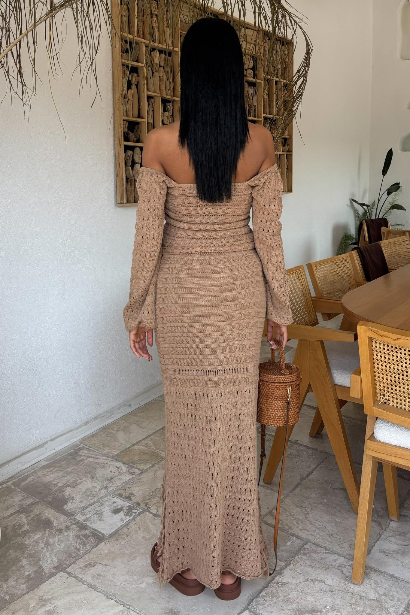 Karpuz Kollu Etnik Triko Takım 10094 R3-J-K4