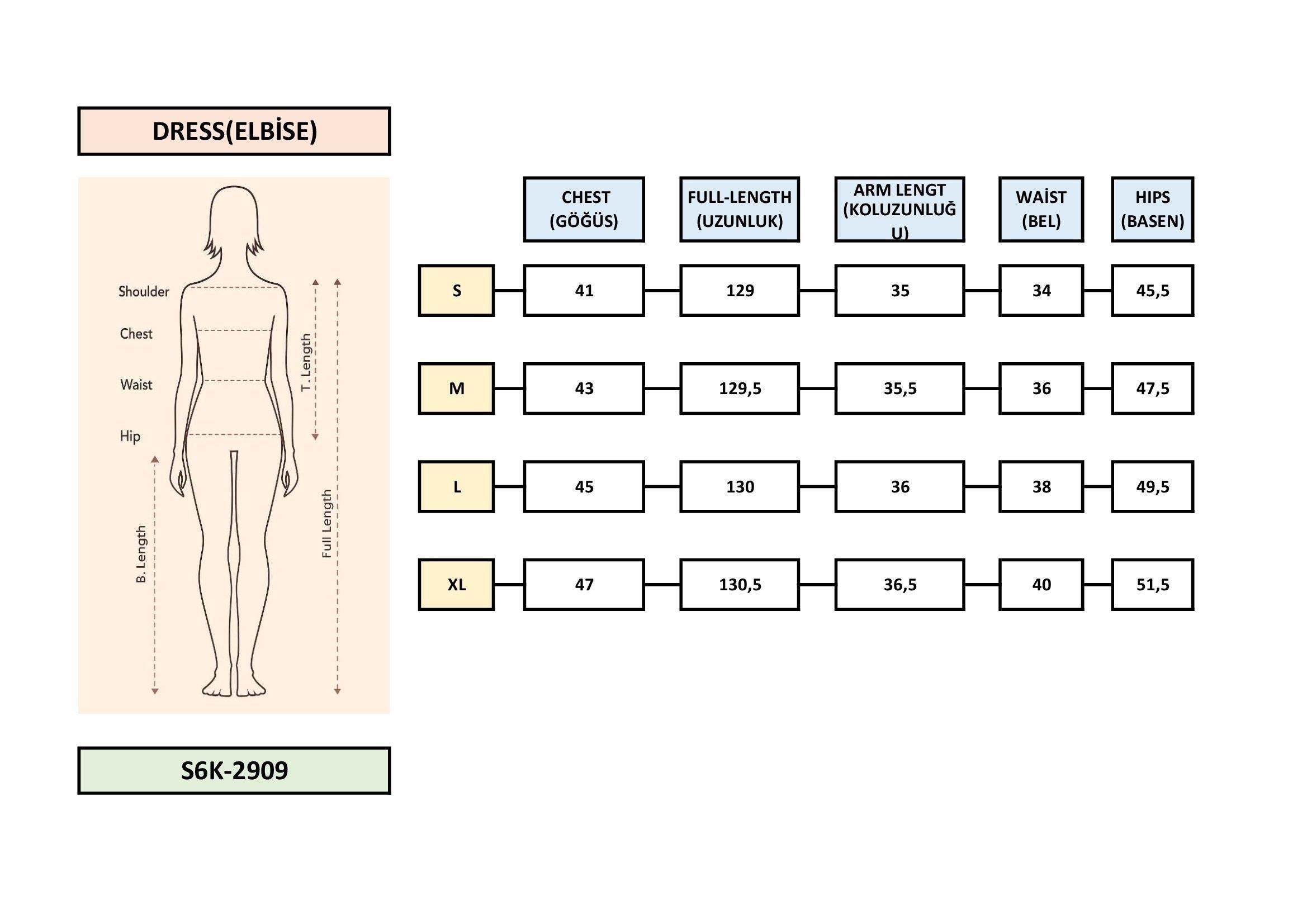 Kemer Detaylı Midi Elbise 2909 R8-C-K3