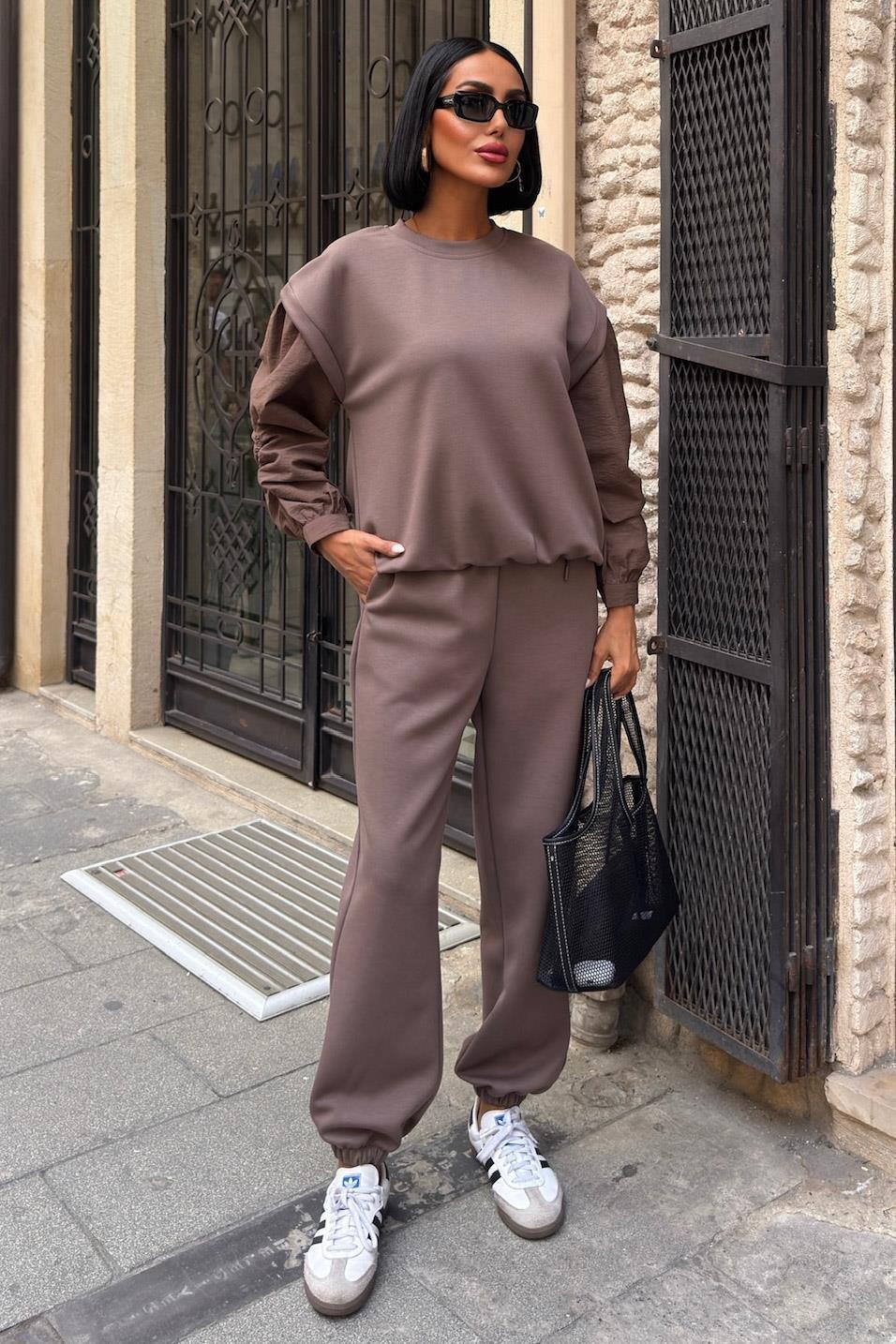 Kolları Paraşüt Detaylı Lastikli Modal Takım 10249 R7-D-K5