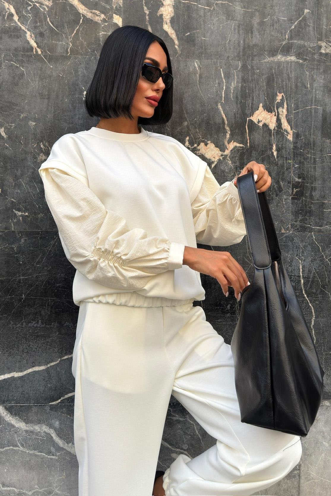 Kolları Paraşüt Detaylı Lastikli Modal Takım 10249 R7-D-K5