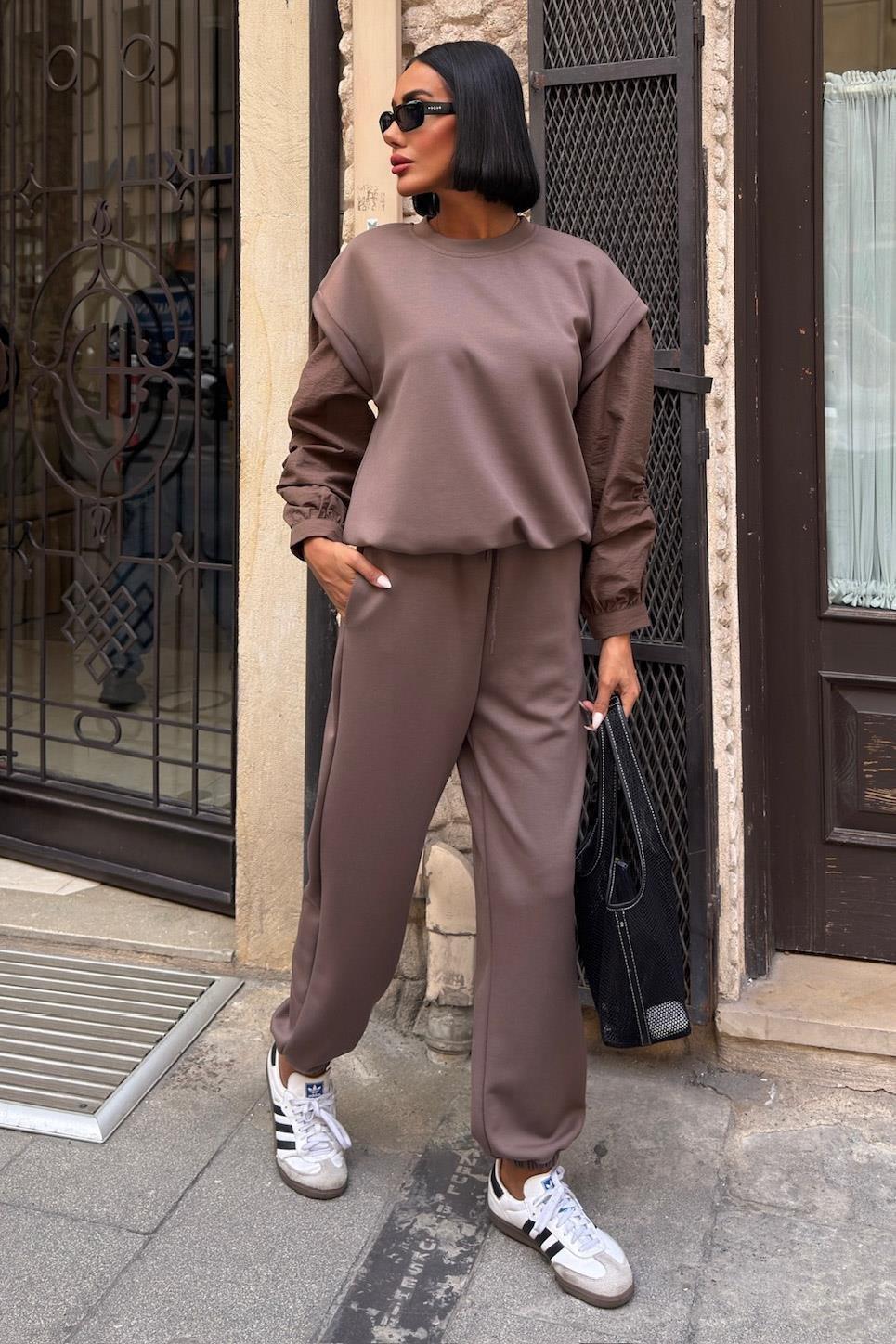 Kolları Paraşüt Detaylı Lastikli Modal Takım 10249 R7-D-K5