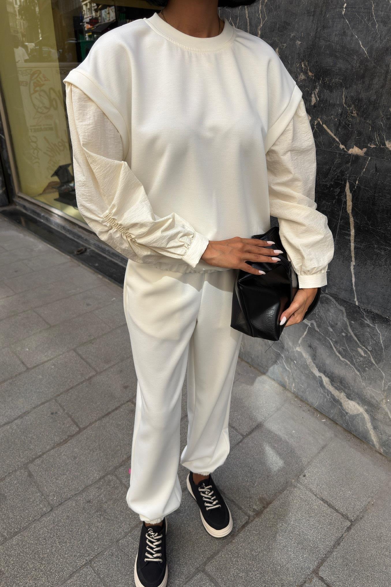 Kolları Paraşüt Detaylı Lastikli Modal Takım 10249 R7-D-K5