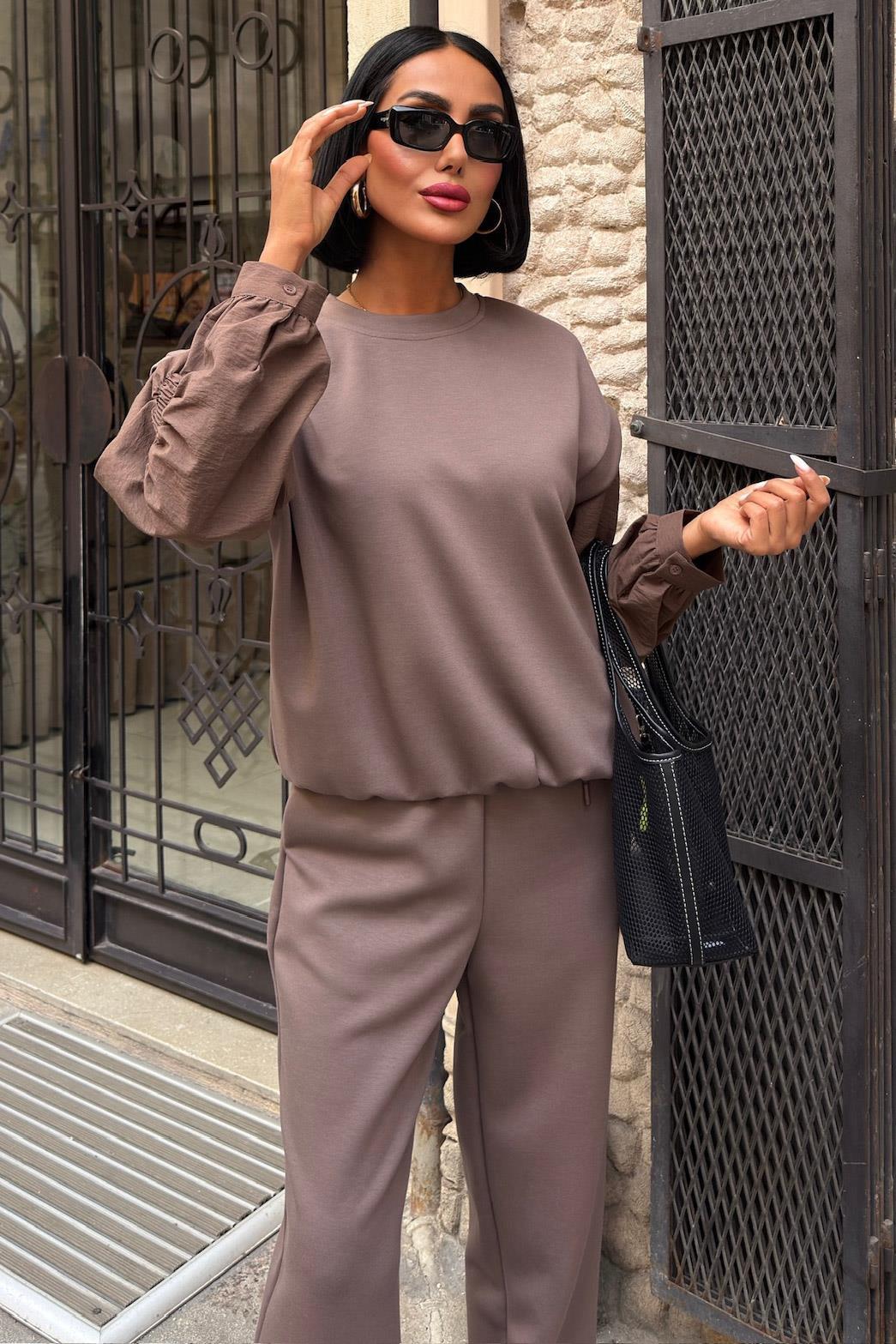 Kolları Paraşüt Detaylı Lastikli Modal Takım 10249 R7-D-K5