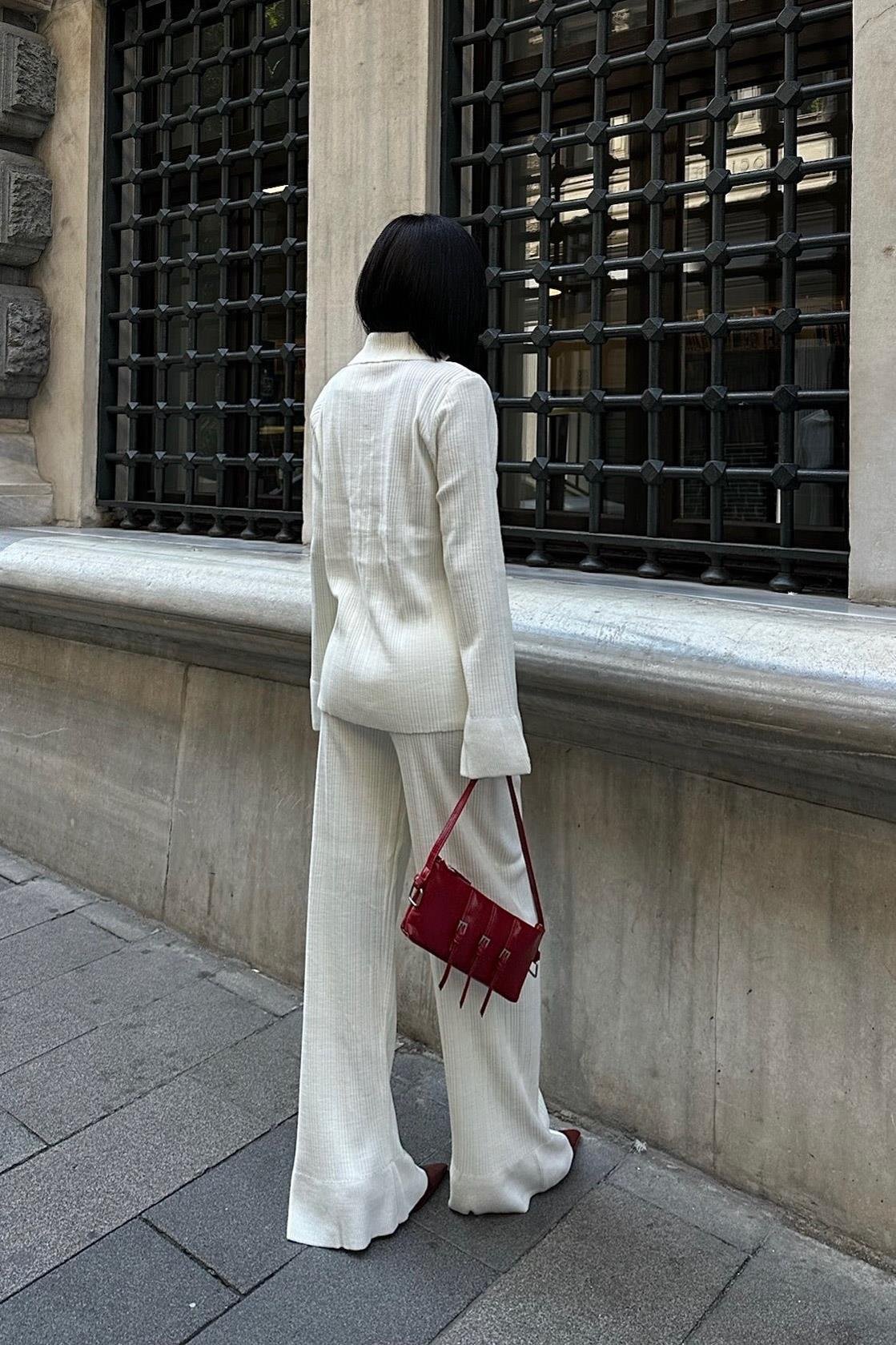 Krysia İp Bağlama Detay Fitilli Takım 9959 R4-C-K2