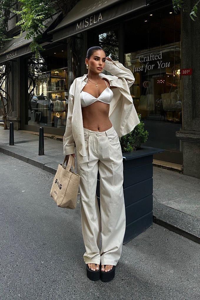 Larissa Çizgili Takım 9766 R10-H-K3